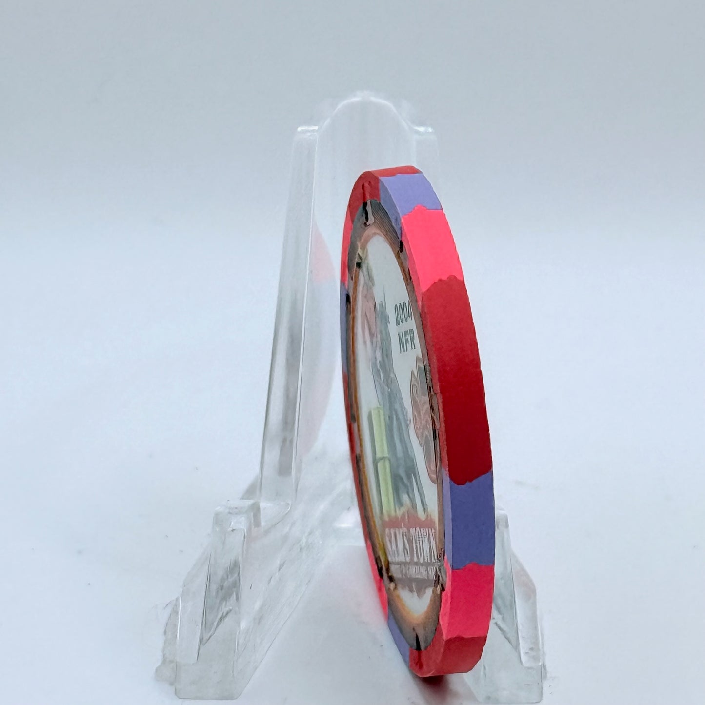 Sam's Town Las Vegas Nevada 2004 'NFR National Finals - Barrel Riding' LE $5 Casino Chip E4255