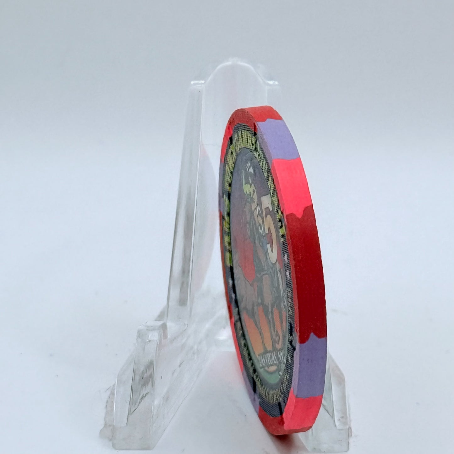 Sam's Town Las Vegas Nevada 1998 'Cody Ohl NFR' LE $5 Casino Chip V3367