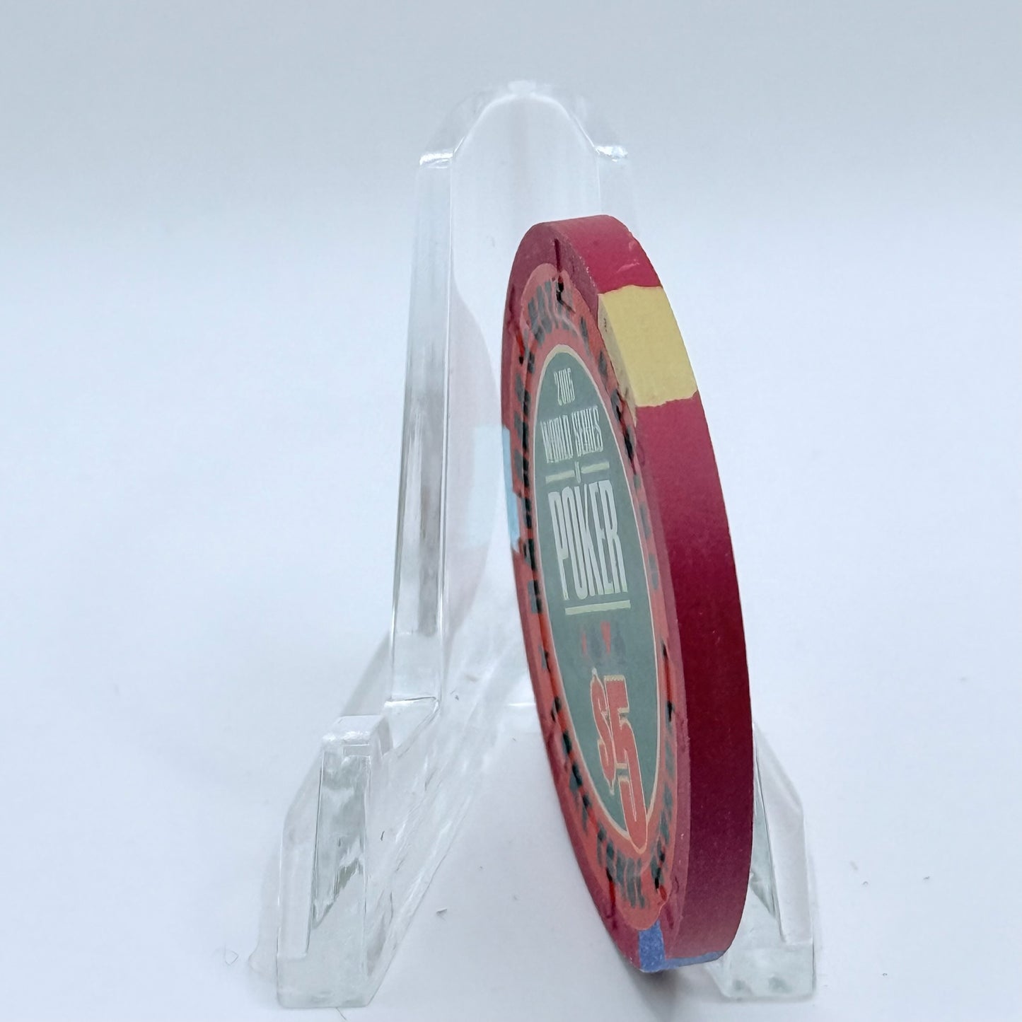 Harrah's Lake Tahoe Nevada 2005 'World Series of Poker' LE $5 Casino Chip N4655