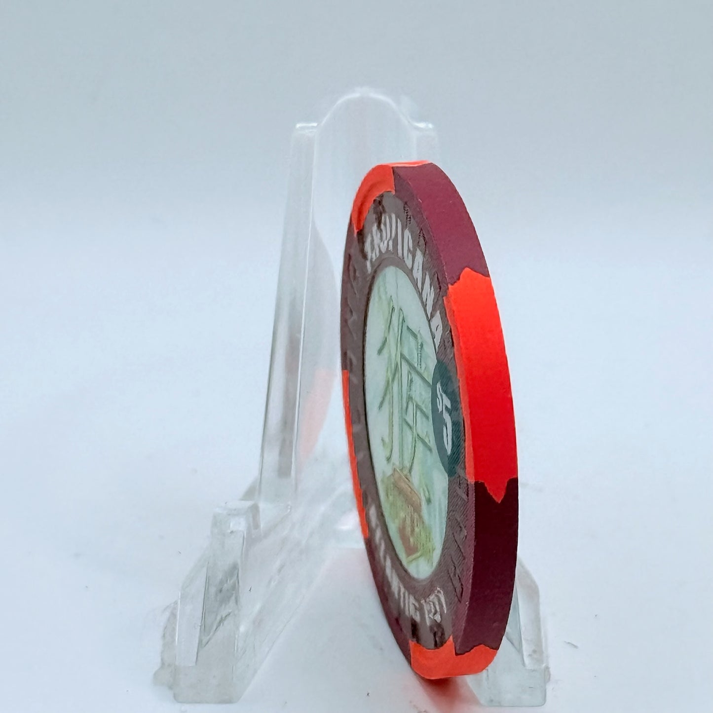 Tropicana Atlantic City New Jersey 2004 'Year Of The Monkey' LE $5 Casino Chip