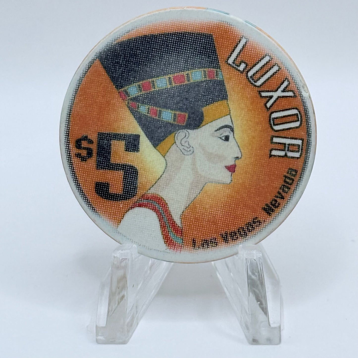 Luxor Las Vegas Nevada 1993 $5 Casino Chip N0664.1 - Smooth