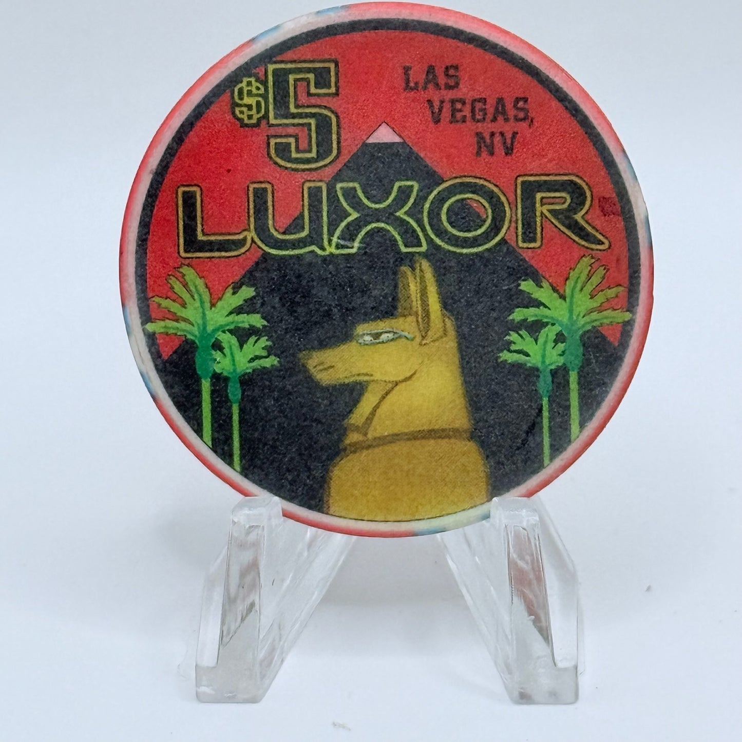 Luxor Las Vegas Nevada 2002 $5 Casino Chip E1332