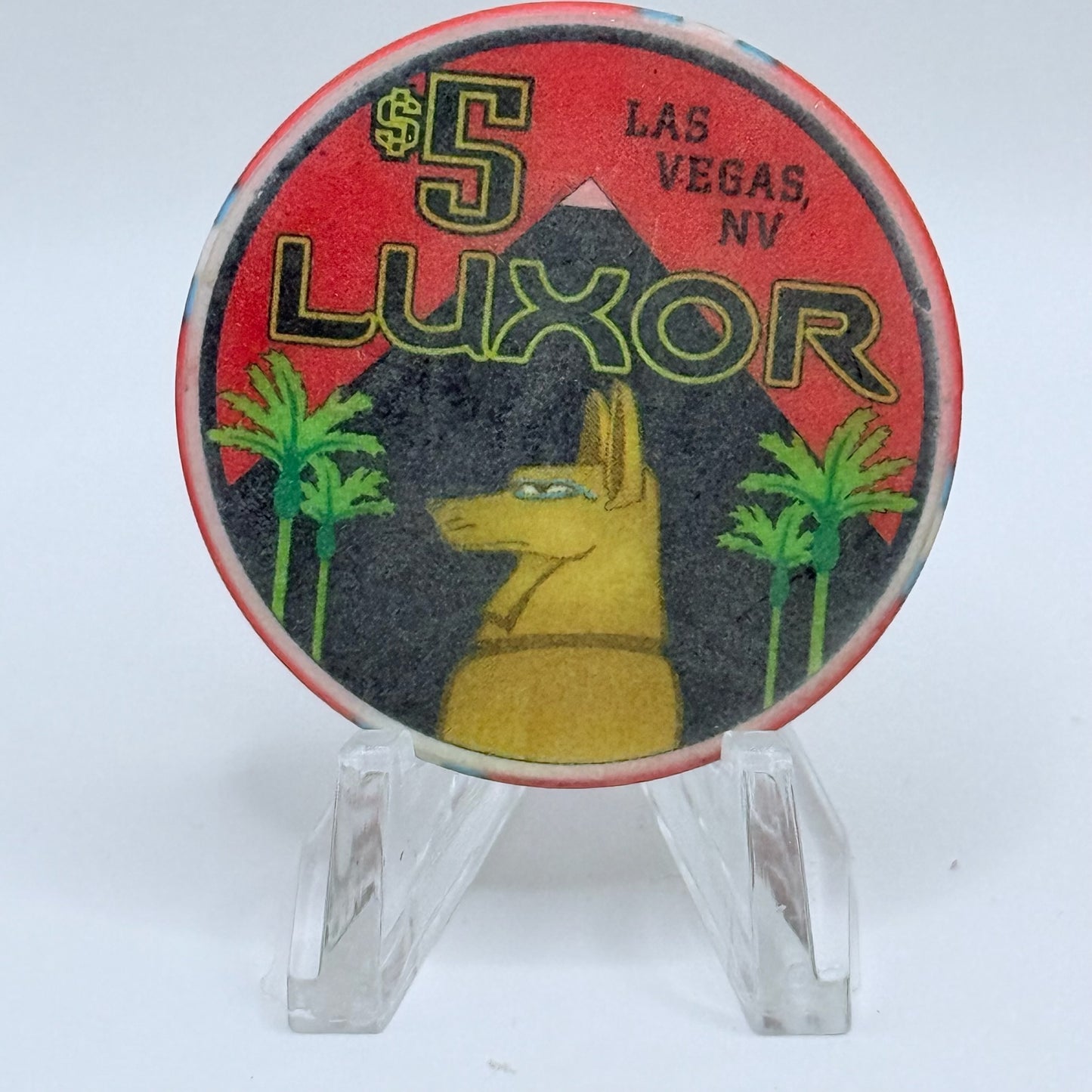 Luxor Las Vegas Nevada 2002 $5 Casino Chip E1332