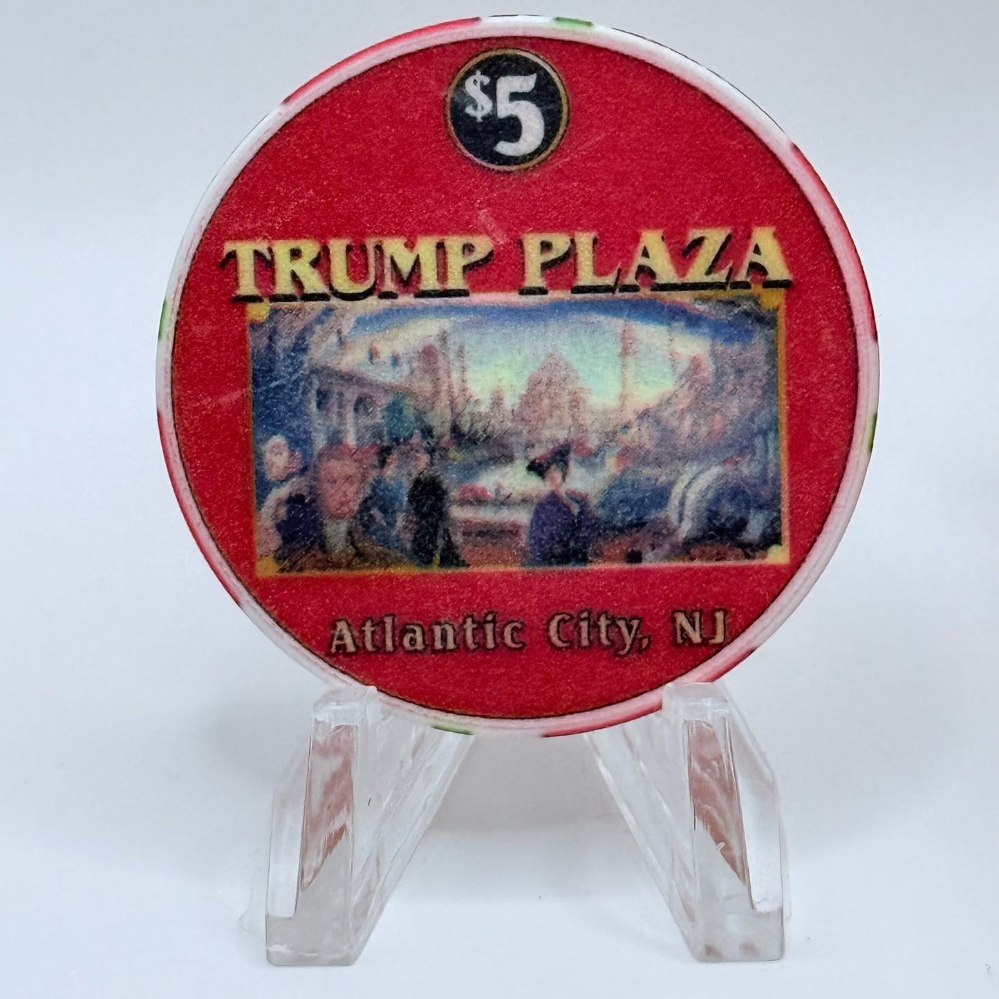 Trump Plaza Atlantic City New Jersey LE $5 Casino Chip