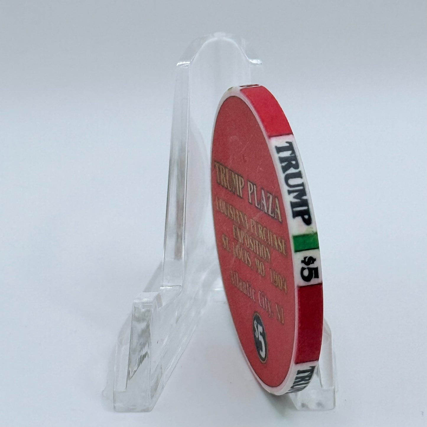Trump Plaza Atlantic City New Jersey LE $5 Casino Chip