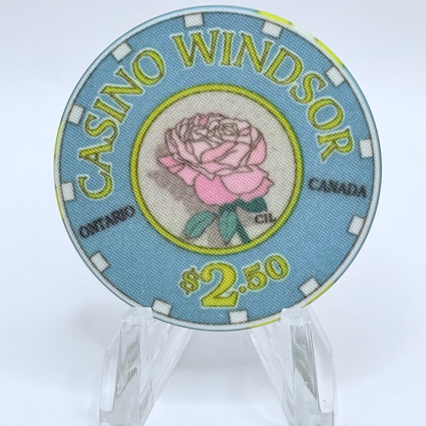Casino Windsor Windsor Ontario Canada 1994 $2.50 Casino Chip