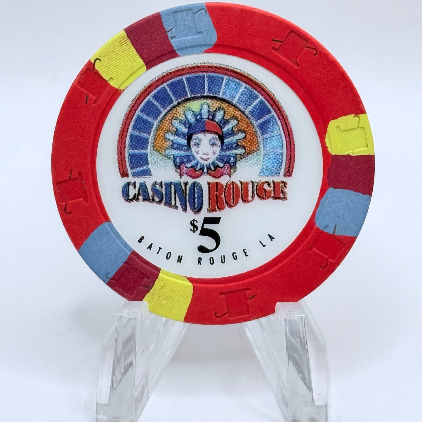 Casino Rouge Baton Rouge Louisiana $5 Casino Chip