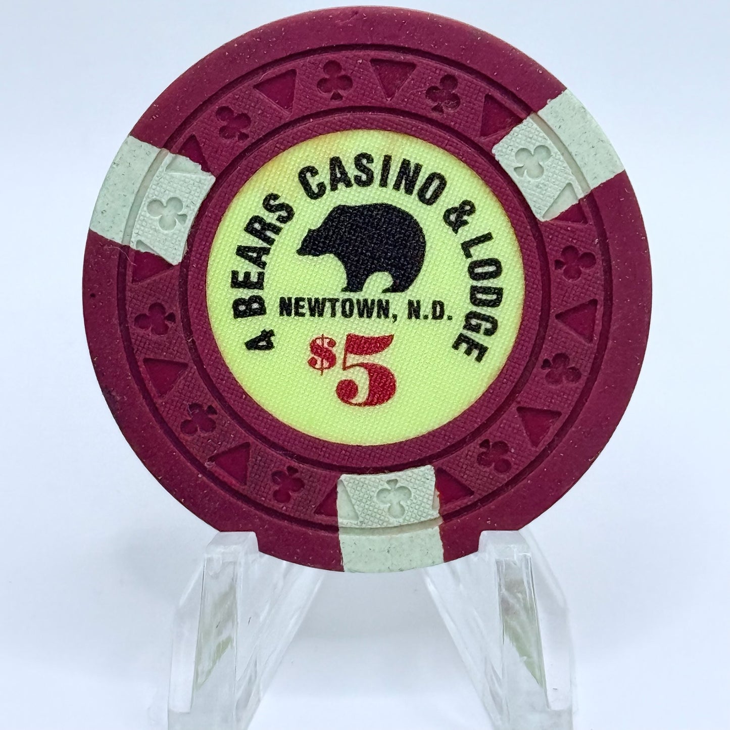 4 Bears Casino Newtown North Dakota $5 Casino Chip