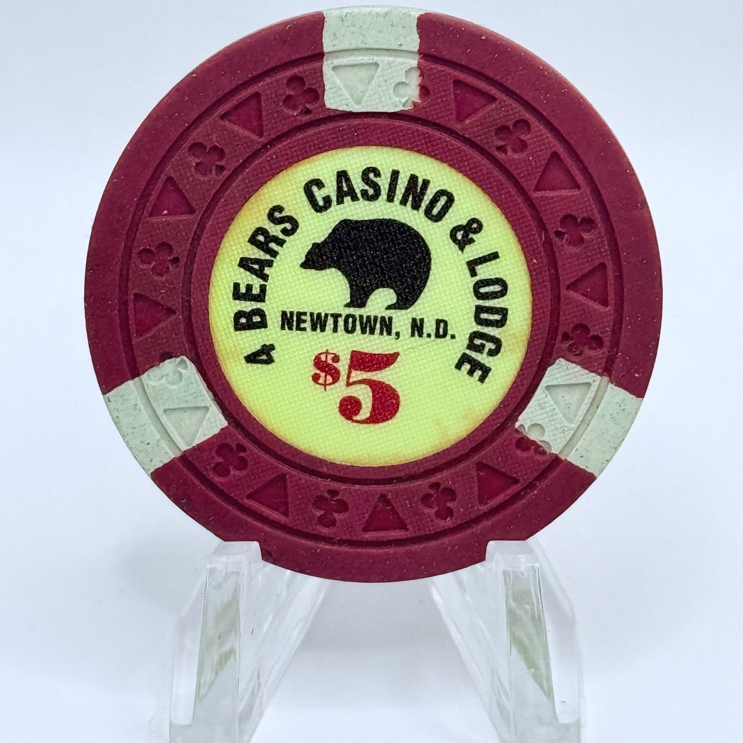 4 Bears Casino Newtown North Dakota $5 Casino Chip