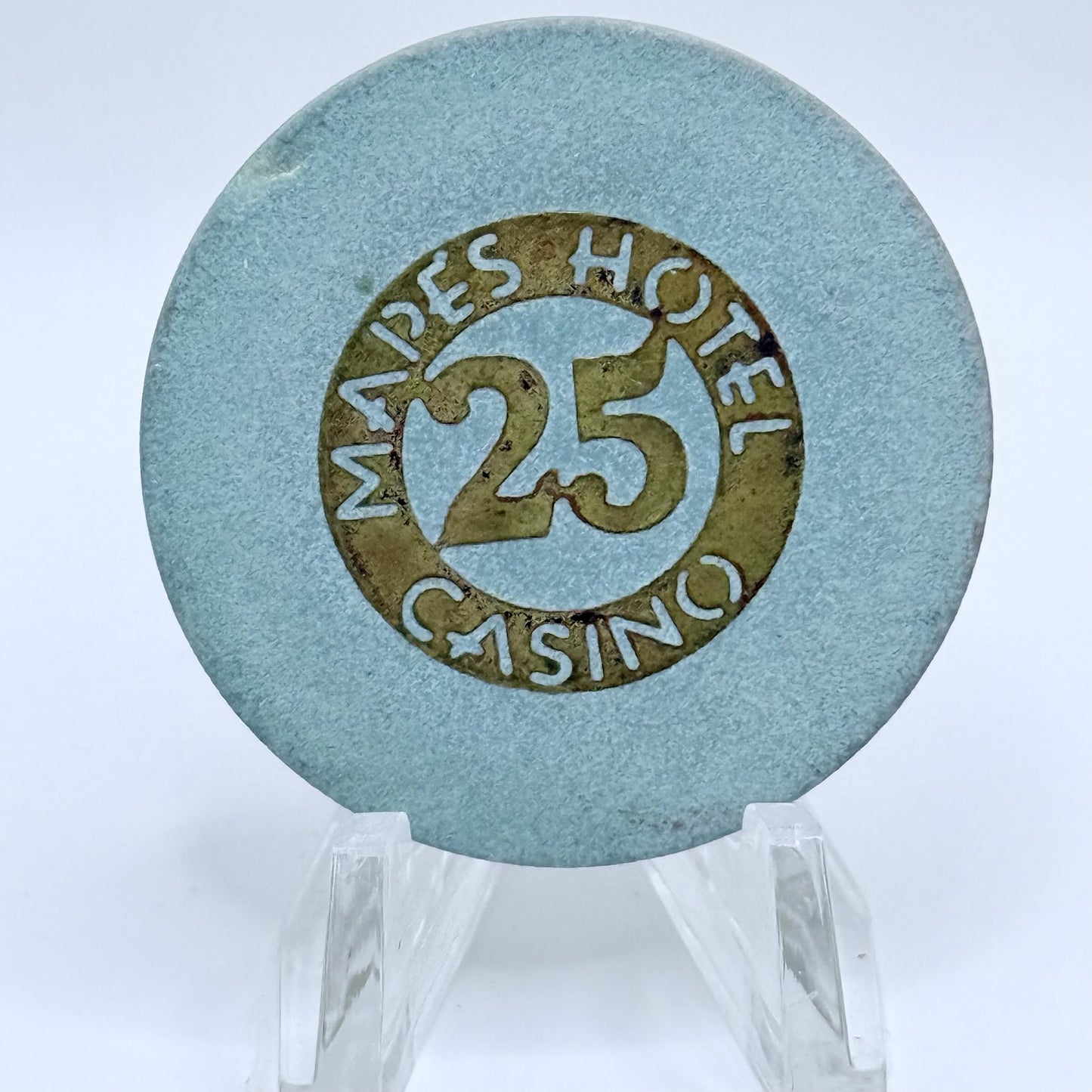 Mapes Hotel Casino Reno Nevada 1948 $25 Casino Chip N5219