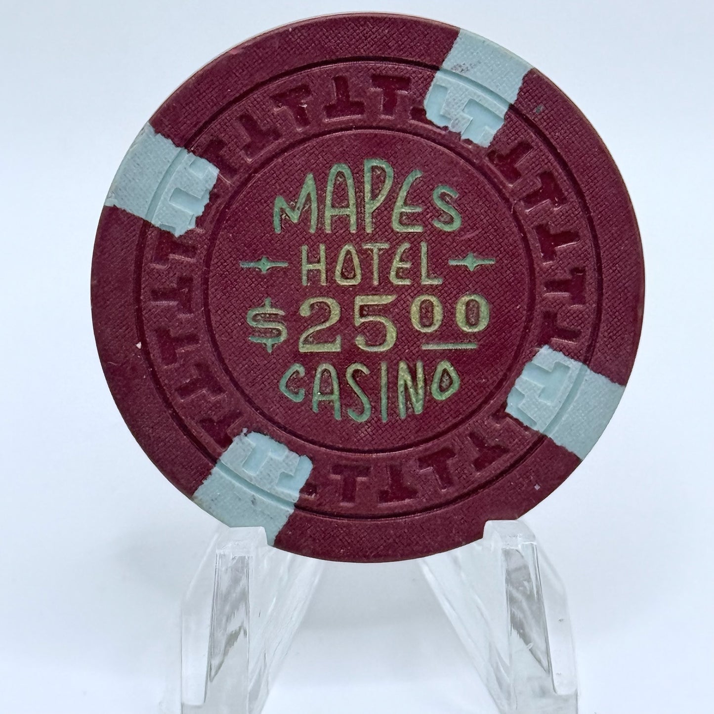 Mapes Hotel Casino Reno Nevada $25 Casino Chip N7680