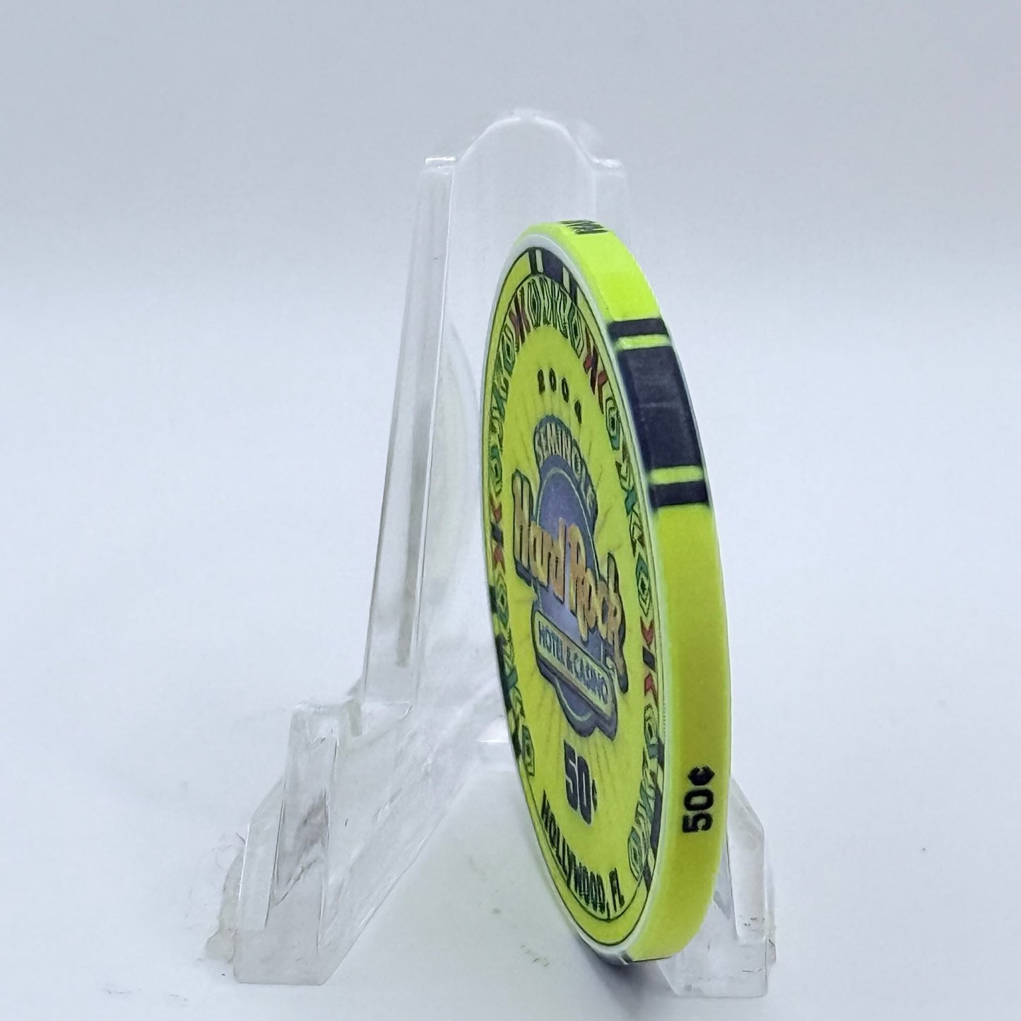 Seminole Hard Rock - Tampa Tampa Florida 2004 'Grand Opening' LE $0.50 Casino Chip