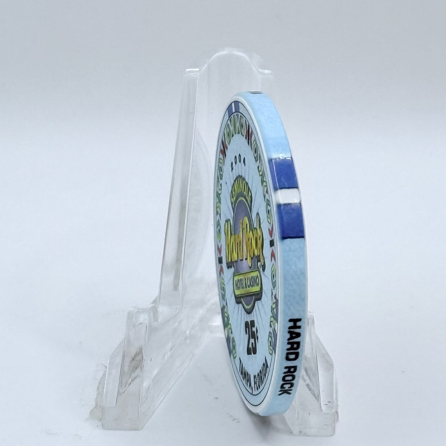 Seminole Hard Rock - Tampa Tampa Florida 2004 'Grand Opening' LE $0.25 Casino Chip