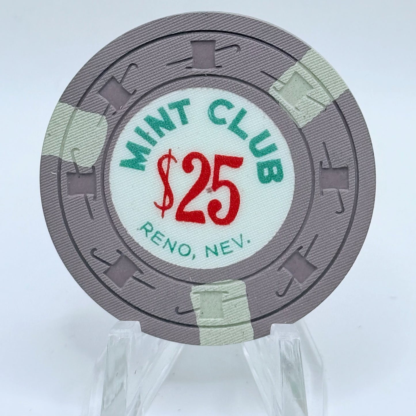 Mint Club Reno Nevada 1959 LE $25 Casino Chip N6187