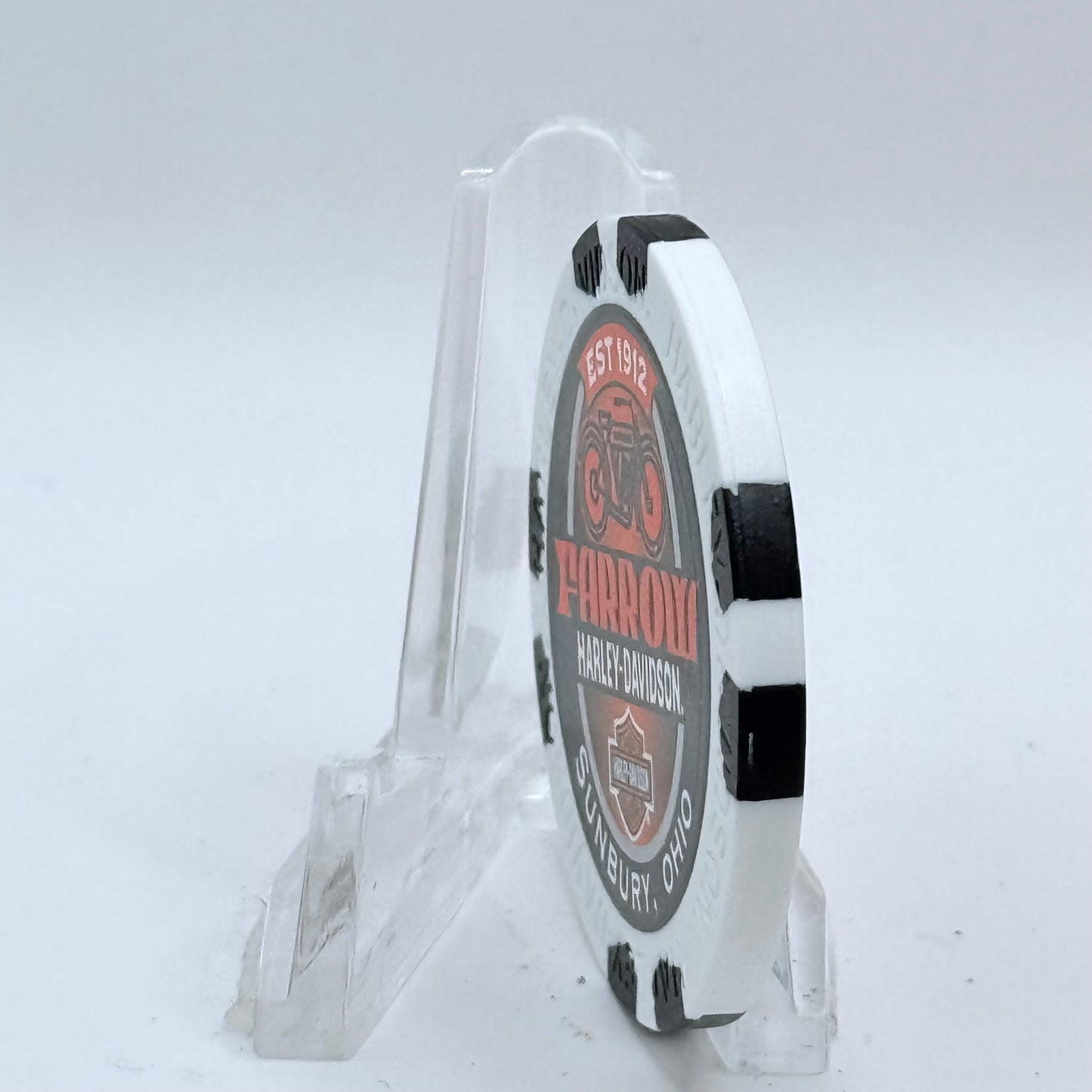 Harley-Davidson - Farrow North (A.D.) Sunbury Ohio Series 2 Advertising Chips