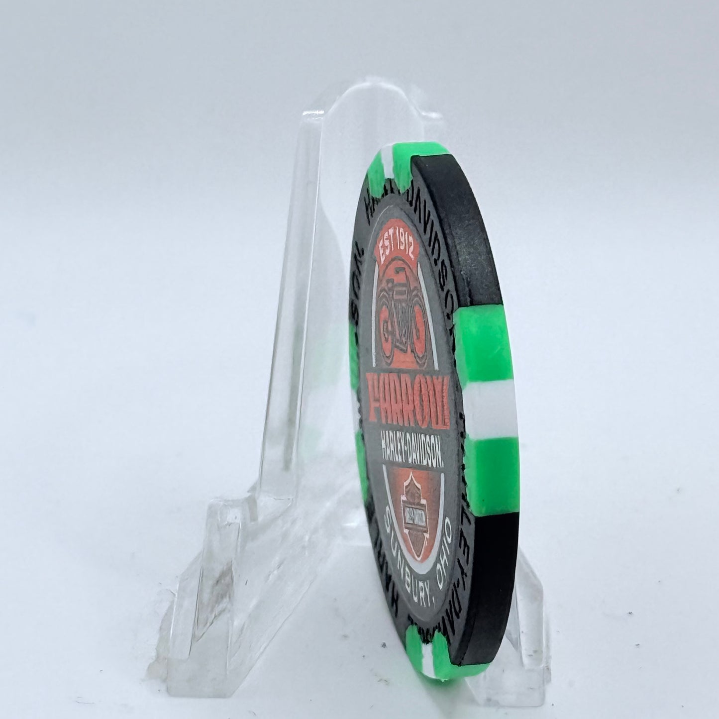 Harley-Davidson - Farrow North (A.D.) Sunbury Ohio Series 2 Advertising Chips