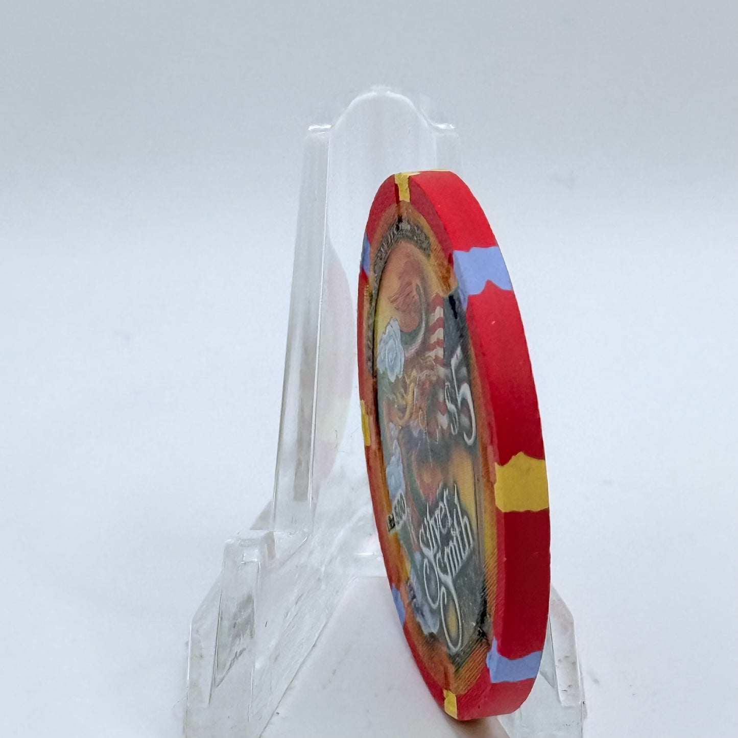 Silver Smith Wendover Nevada 2000 'Asian American Festival' LE $5 Casino Chip V7346