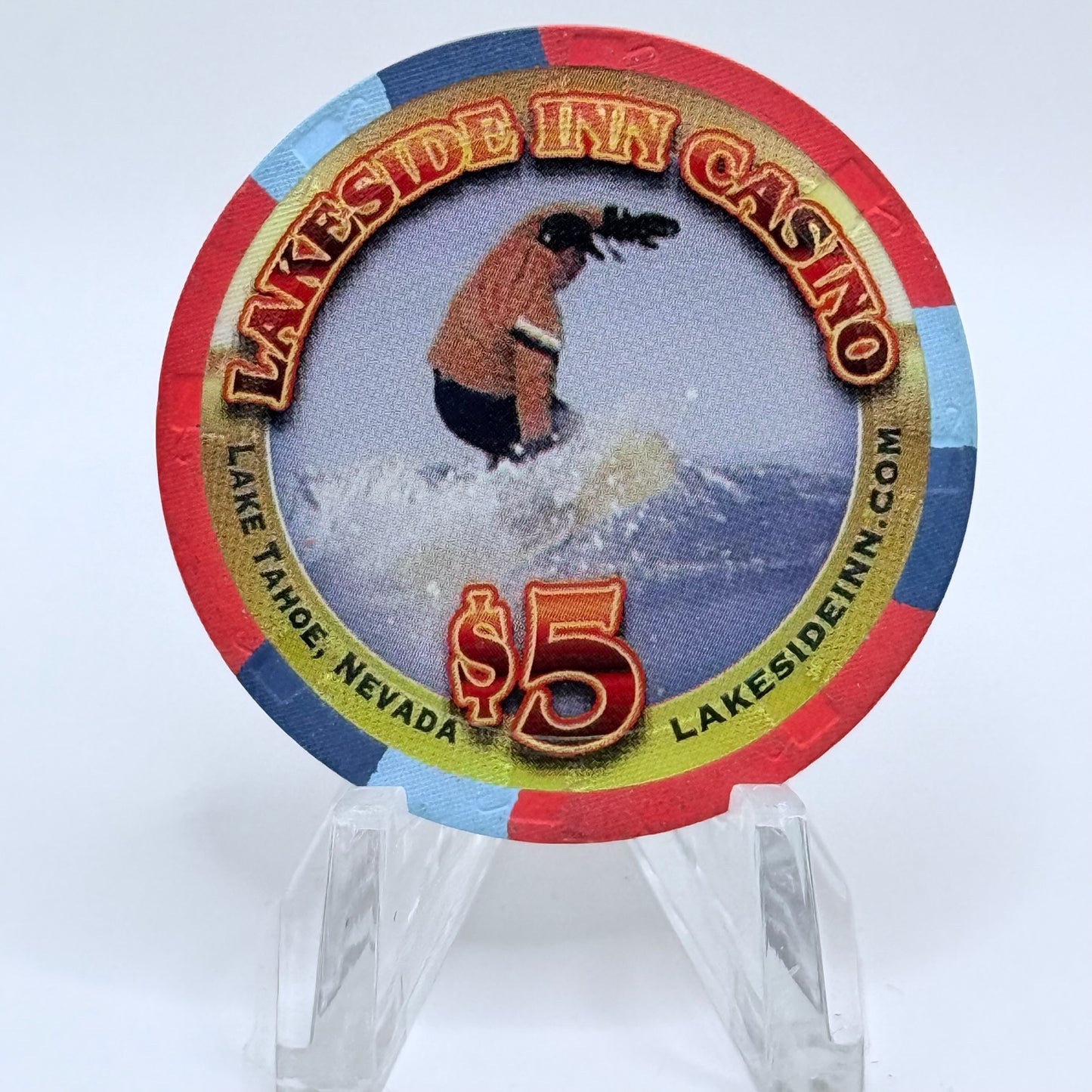 Lakeside Inn Lake Tahoe Nevada 2005 $5 Casino Chip E7715