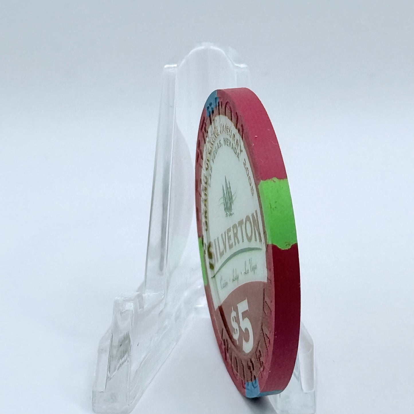 Silverton Las Vegas Nevada 2005 'Shady Grove Grand Opening' LE $5 Casino Chip E4716