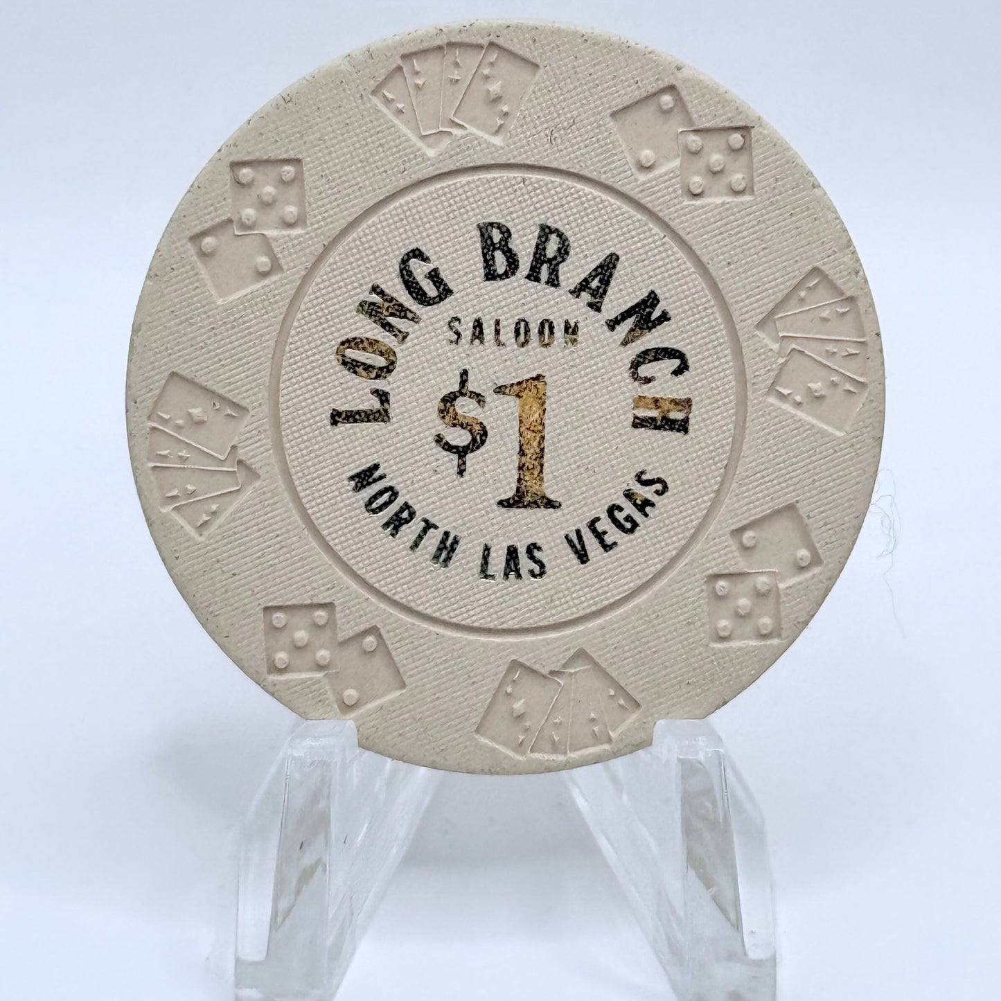 Long Branch Saloon N. Las Vegas Nevada 1977 $1 Casino Chip N1875