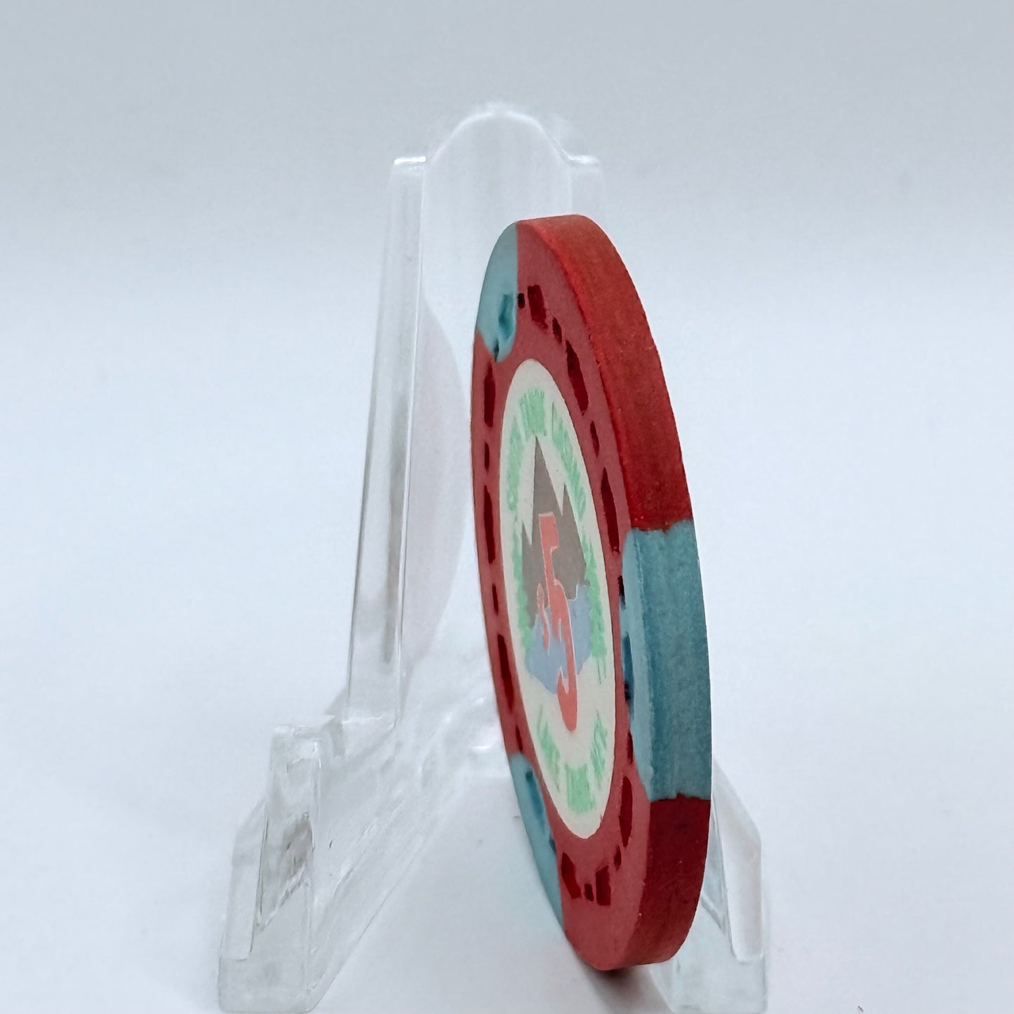 South Tahoe Casino Lake Tahoe Nevada 1965 $5 Casino Chip N5572