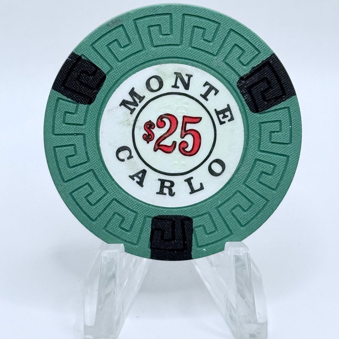 Monte Carlo Reno Nevada 1970s $25 Casino Chip N4759