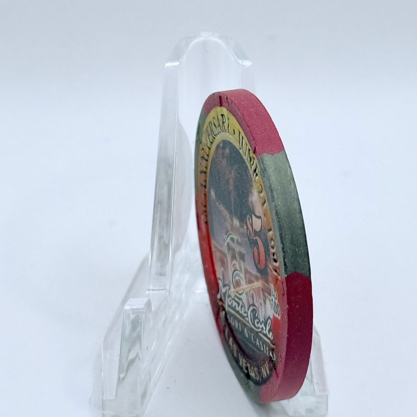 Monte Carlo Resort & Casino Las Vegas Nevada 1997 '1st Anniversary'k LE $5 Casino Chip V1155