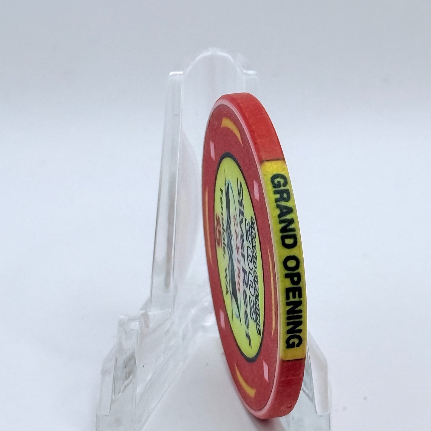 Silver Reef Casino Ferndale Washington 2002 'Grand Opening' LE $5 Casino Chip