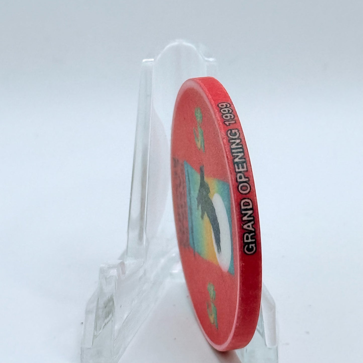 Leelanau Sands Casino Peshawbestown Michigan 1999 'Howie Mandel - Grand Opening' LE $5 Casino Chip