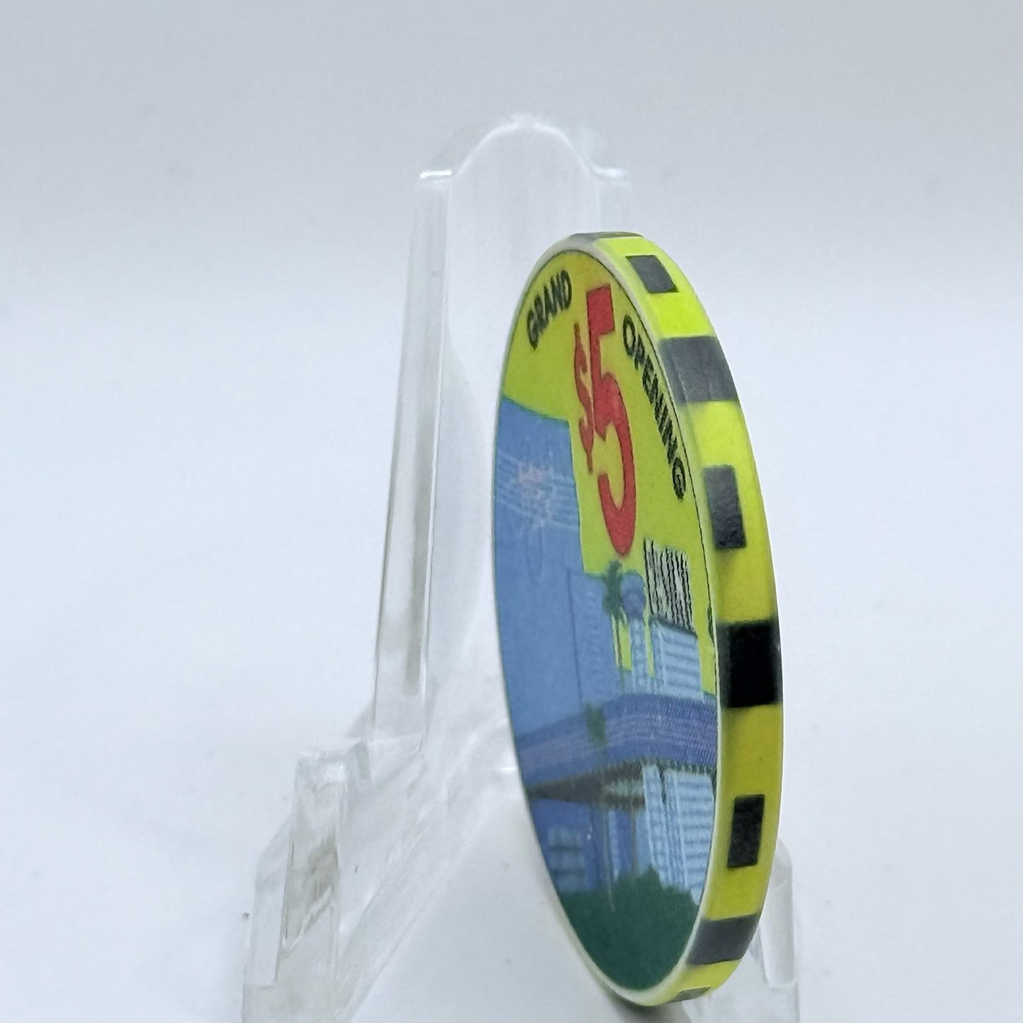 Hollywood Park Casino Inglewood California 1994 'Grand Opening' $5 Casino Chip