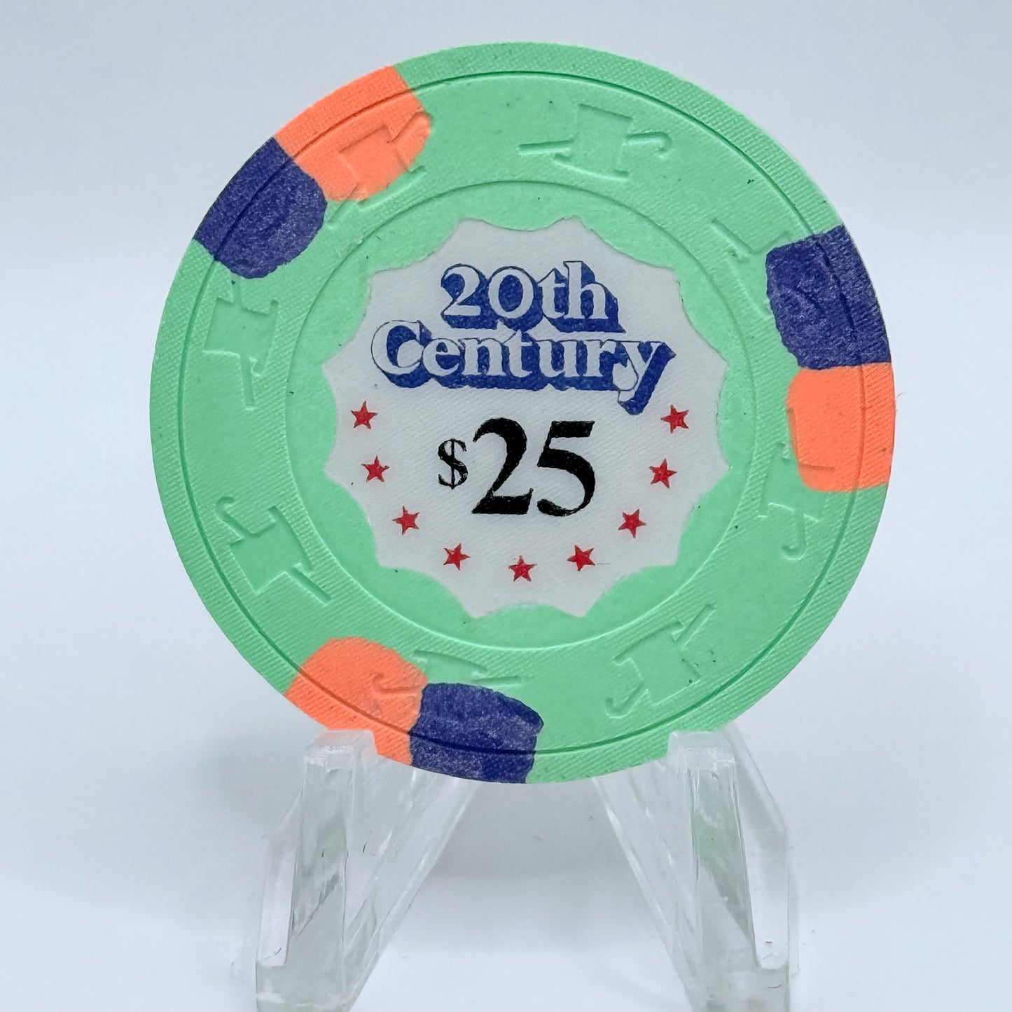 20th Century Las Vegas Nevada 1991 $25 Casino Chip N2486