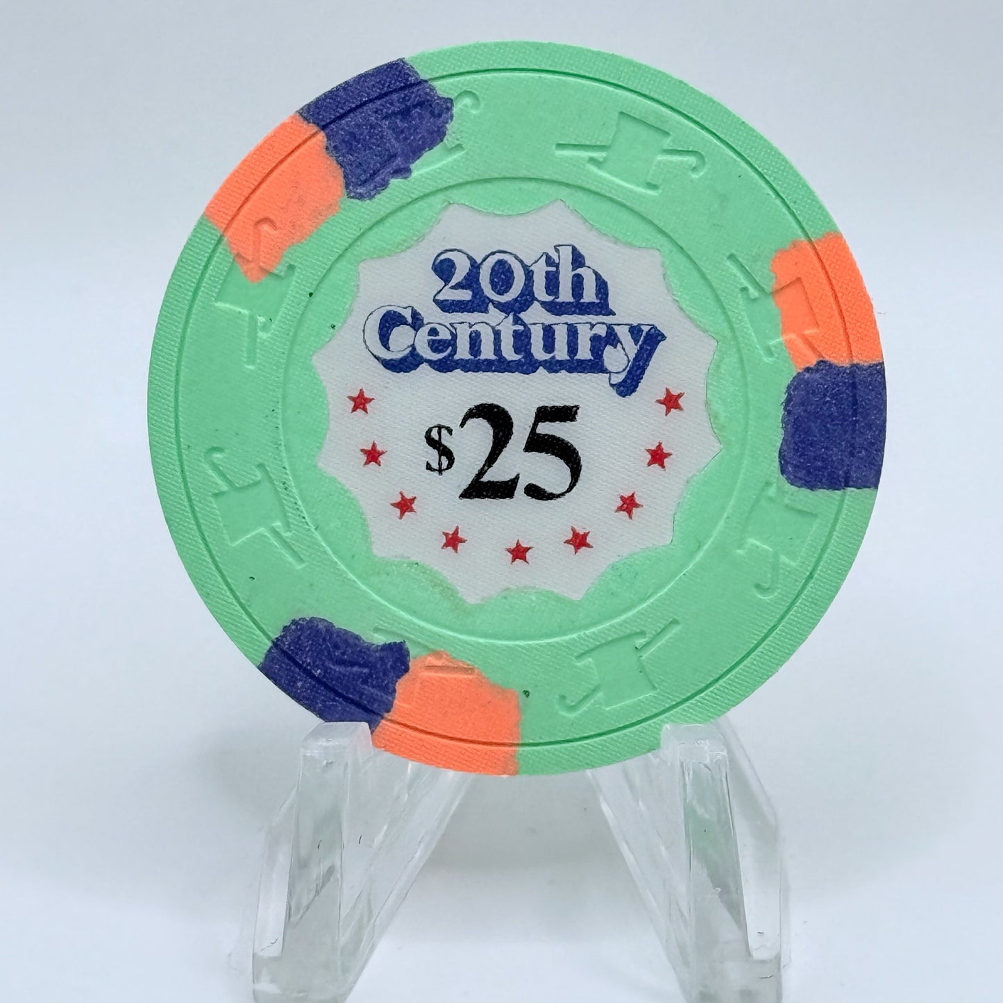 20th Century Las Vegas Nevada 1991 $25 Casino Chip N2486