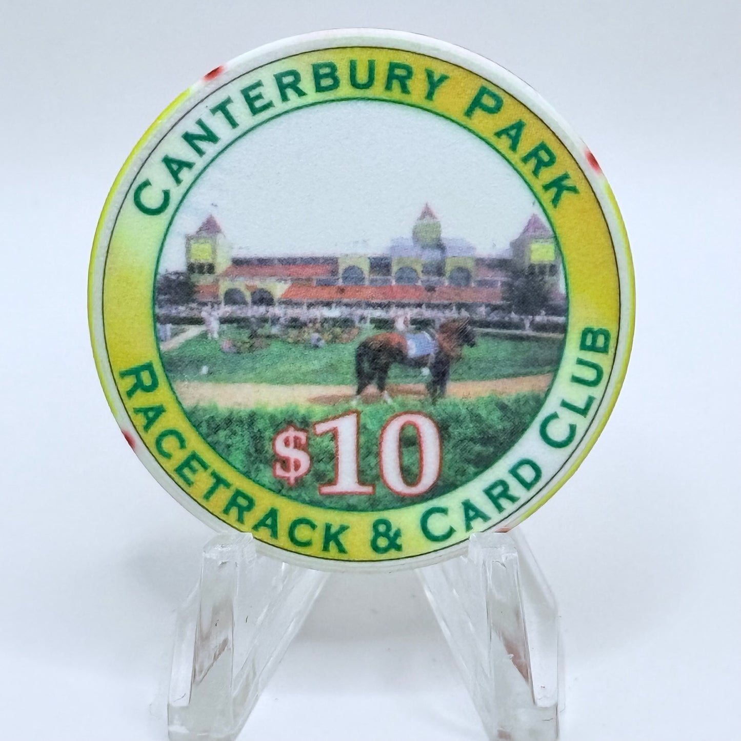 Canterbury Park Casino Shakopee Minnesota 2000 'Grand Opening' LE $10 Casino Chip