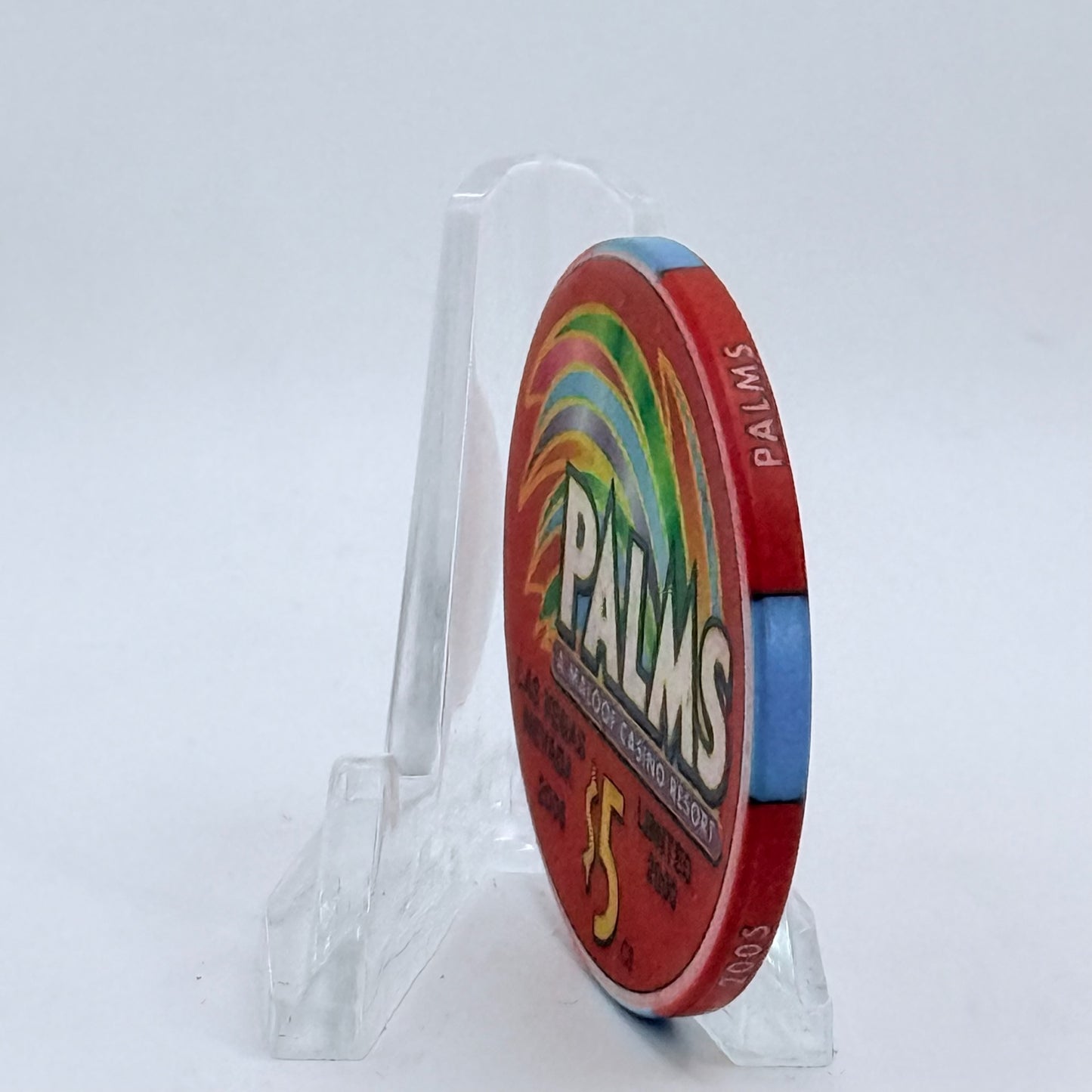 Palms Casino Resort Las Vegas Nevada 2005 'Deuce Bigalow' LE $5 Casino Chip E6309