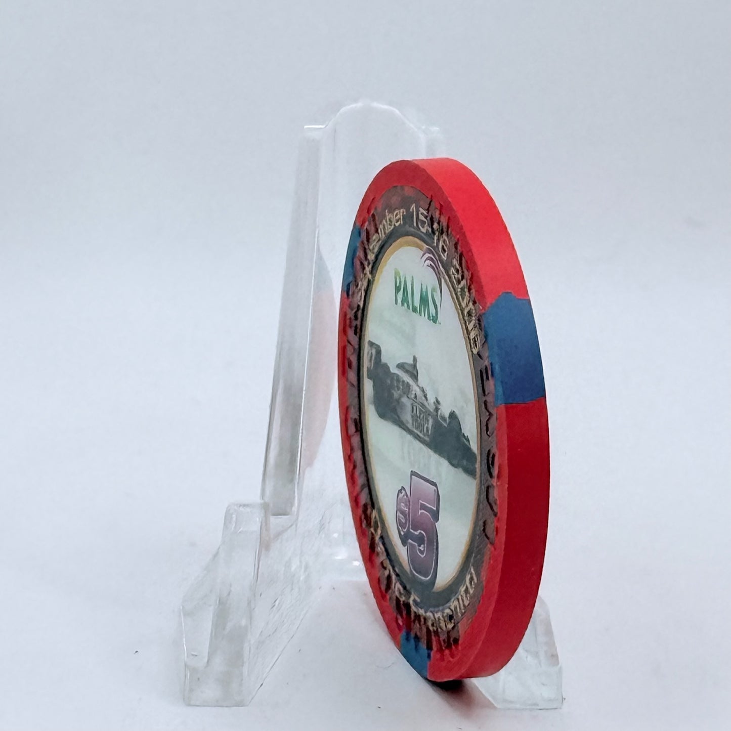 Palms Casino Resort Las Vegas Nevada 2006 'Dario Franchitti' LE $5 Casino Chip E5665