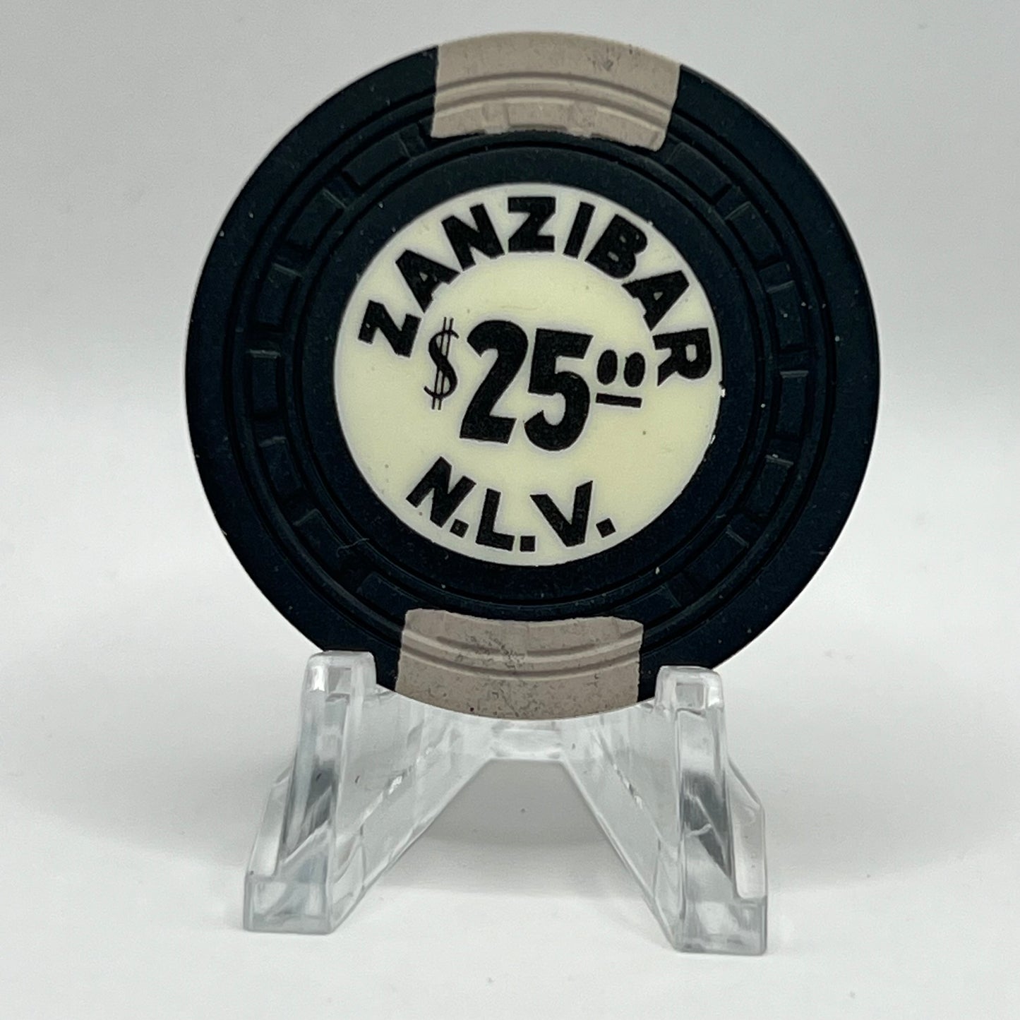Zanzibar N. Las Vegas Nevada 1962 LE $25 Casino Chip N6488