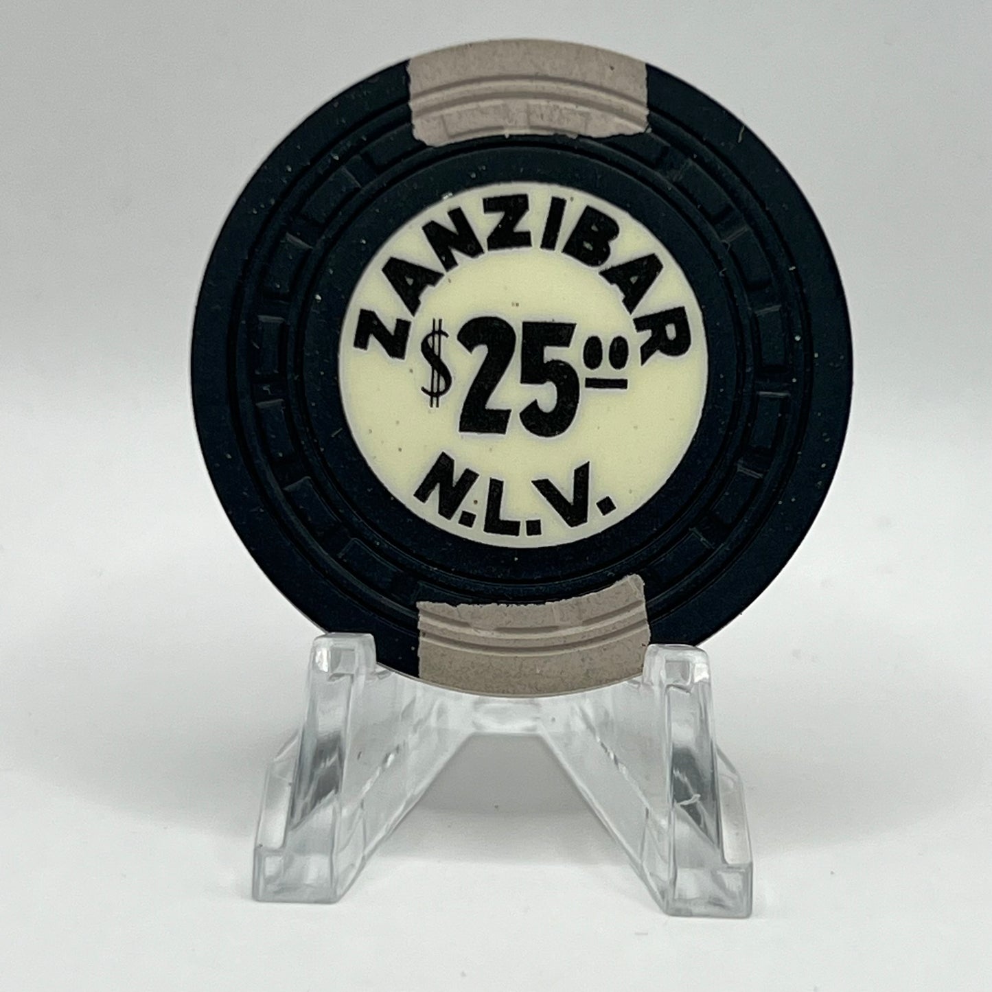 Zanzibar N. Las Vegas Nevada 1962 LE $25 Casino Chip N6488