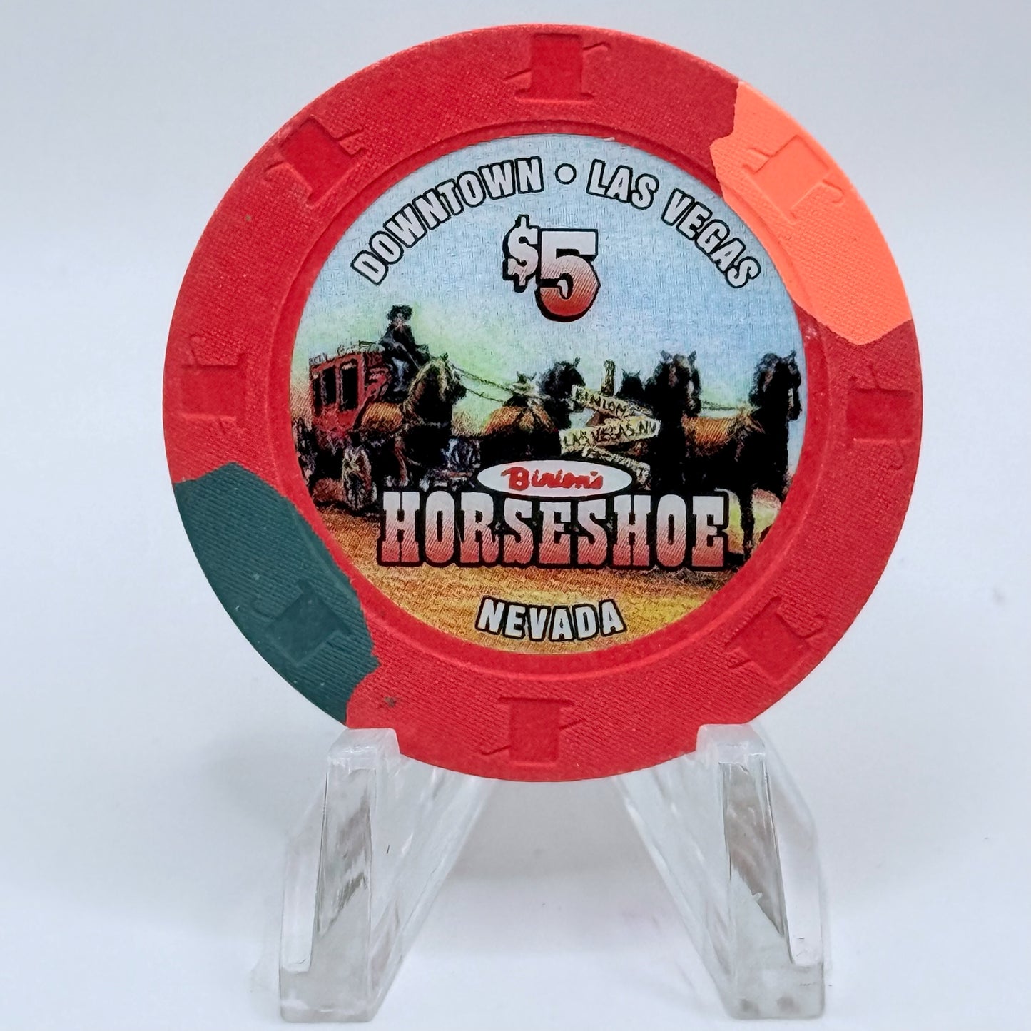 Horseshoe Club (Binion's) Las Vegas Nevada 2004 $5 Casino Chip E3138