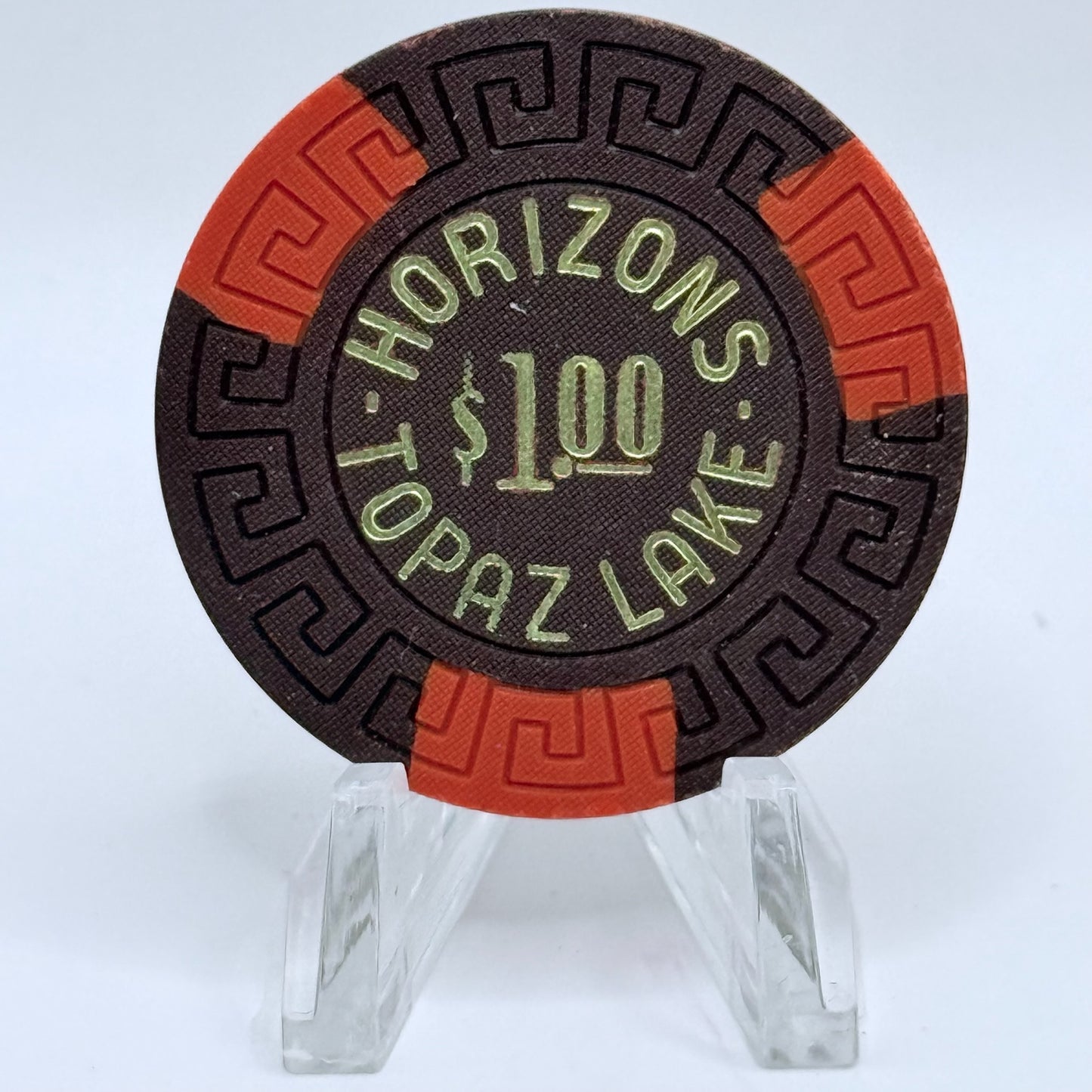 Horizons Topaz Lake Nevada 1973 $1 Casino Chip N5681