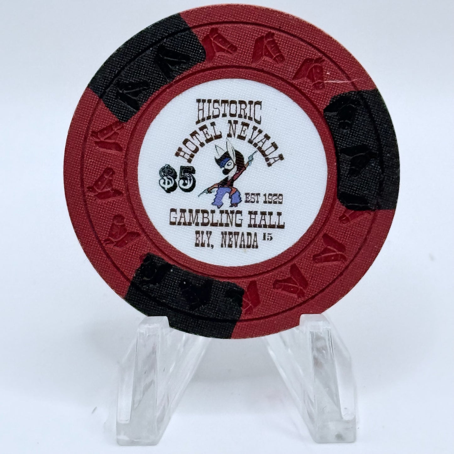 Hotel Nevada Ely Nevada 2015 Series 5 $5 Casino Chip D1955