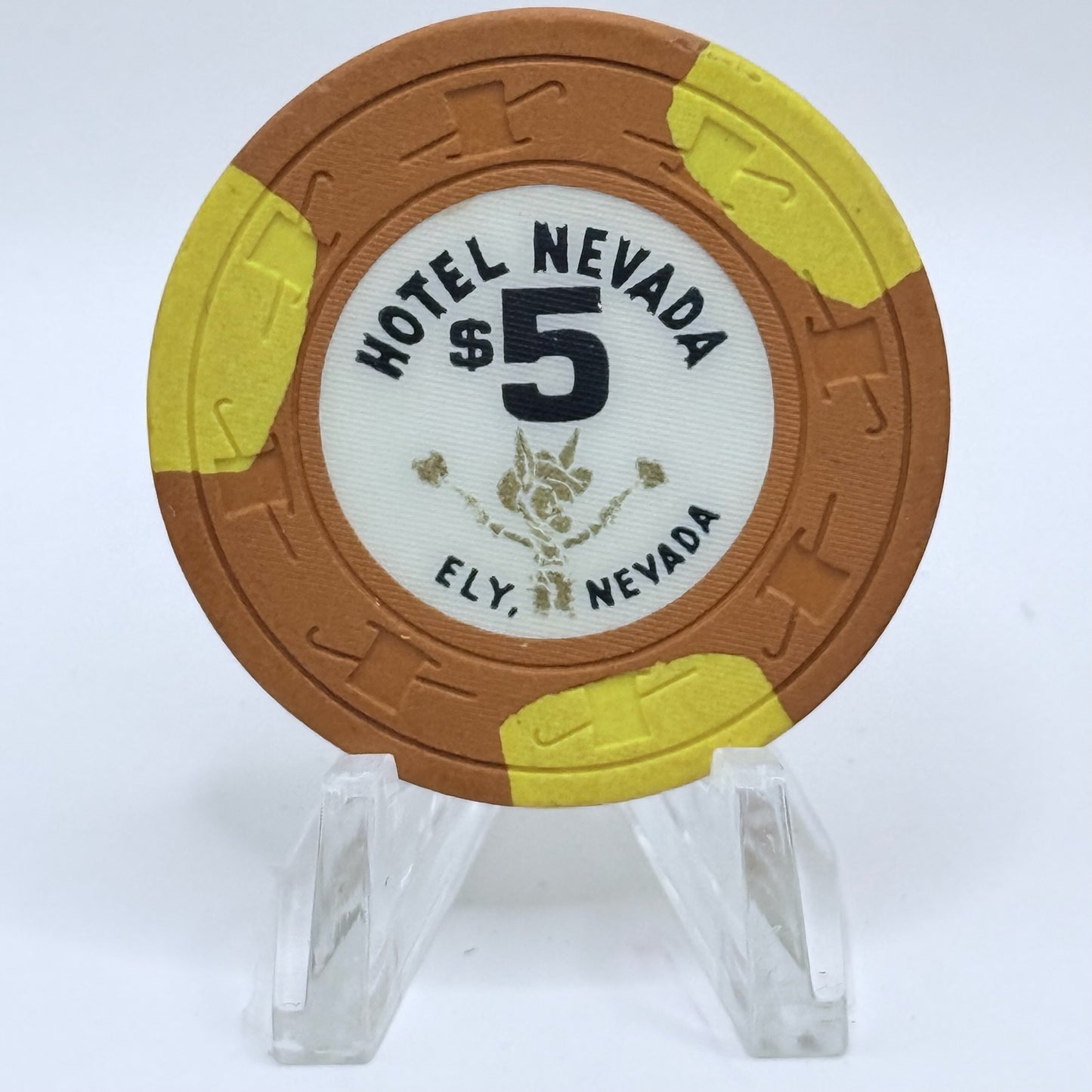 Hotel Nevada Ely Nevada 1981 $5 Casino Chip N3235