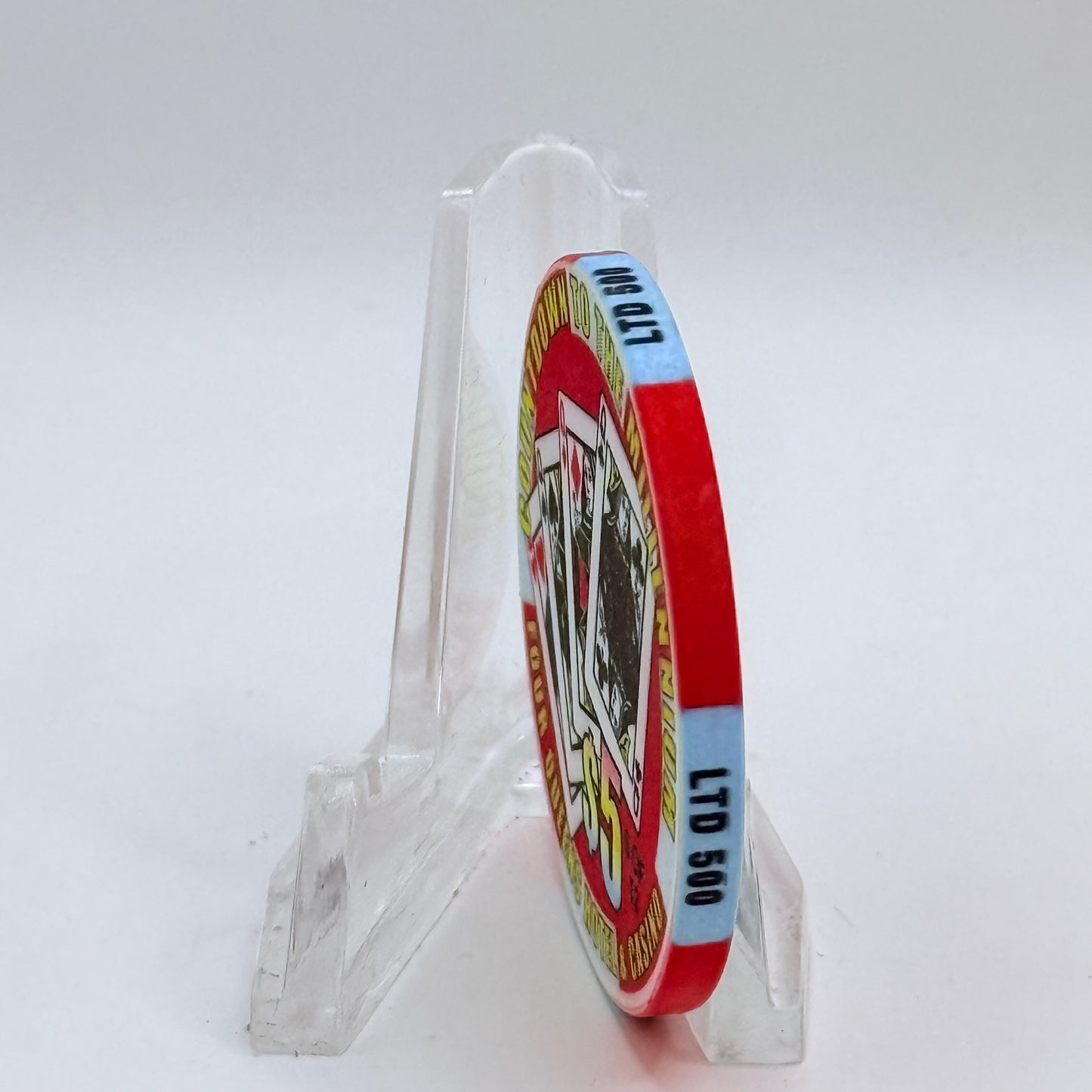 Four Queens Las Vegas Nevada 1999 'Man on the Moon' Series 17 LE $5 Casino Chip V2527