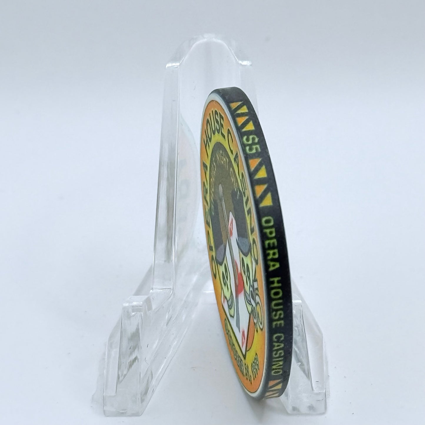Opera House Casino N. Las Vegas Nevada 1999 'Ghouls Night Out' LE $5 Casino Chip V5148
