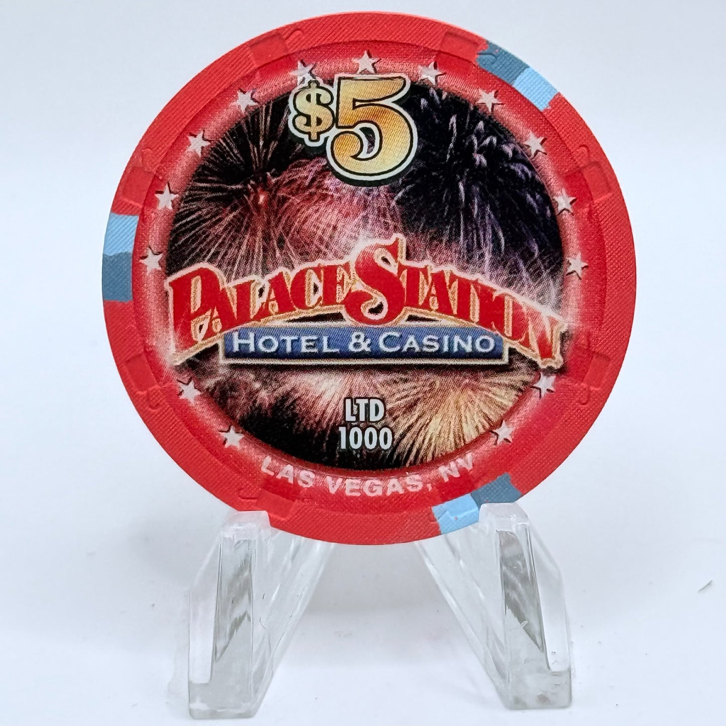 Palace Station Las Vegas Nevada 2006 '30th Anniverary' LE $5 Casino Chip E6134