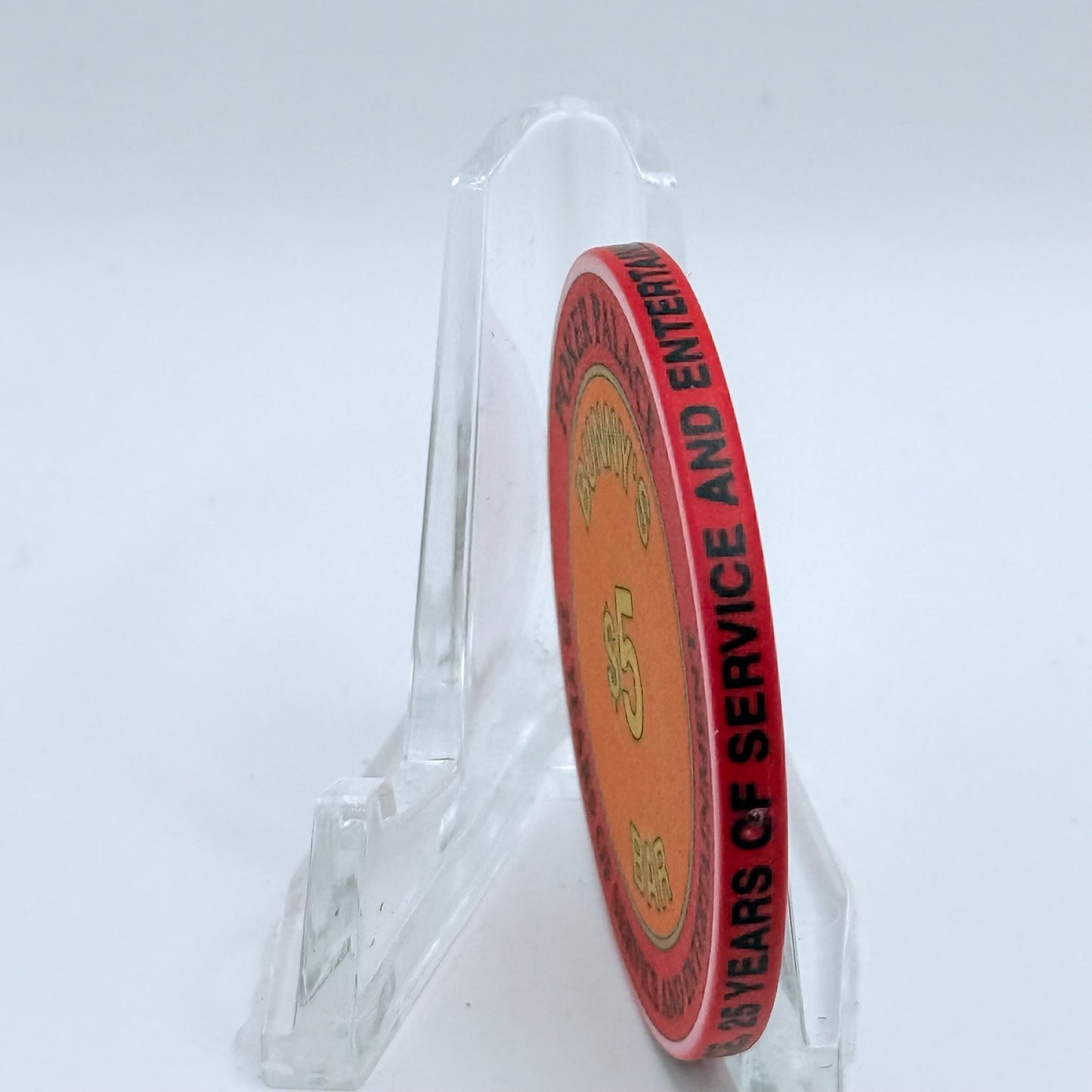 Poker Palace N. Las Vegas Nevada 1999 LE $5 Casino Chip V5299