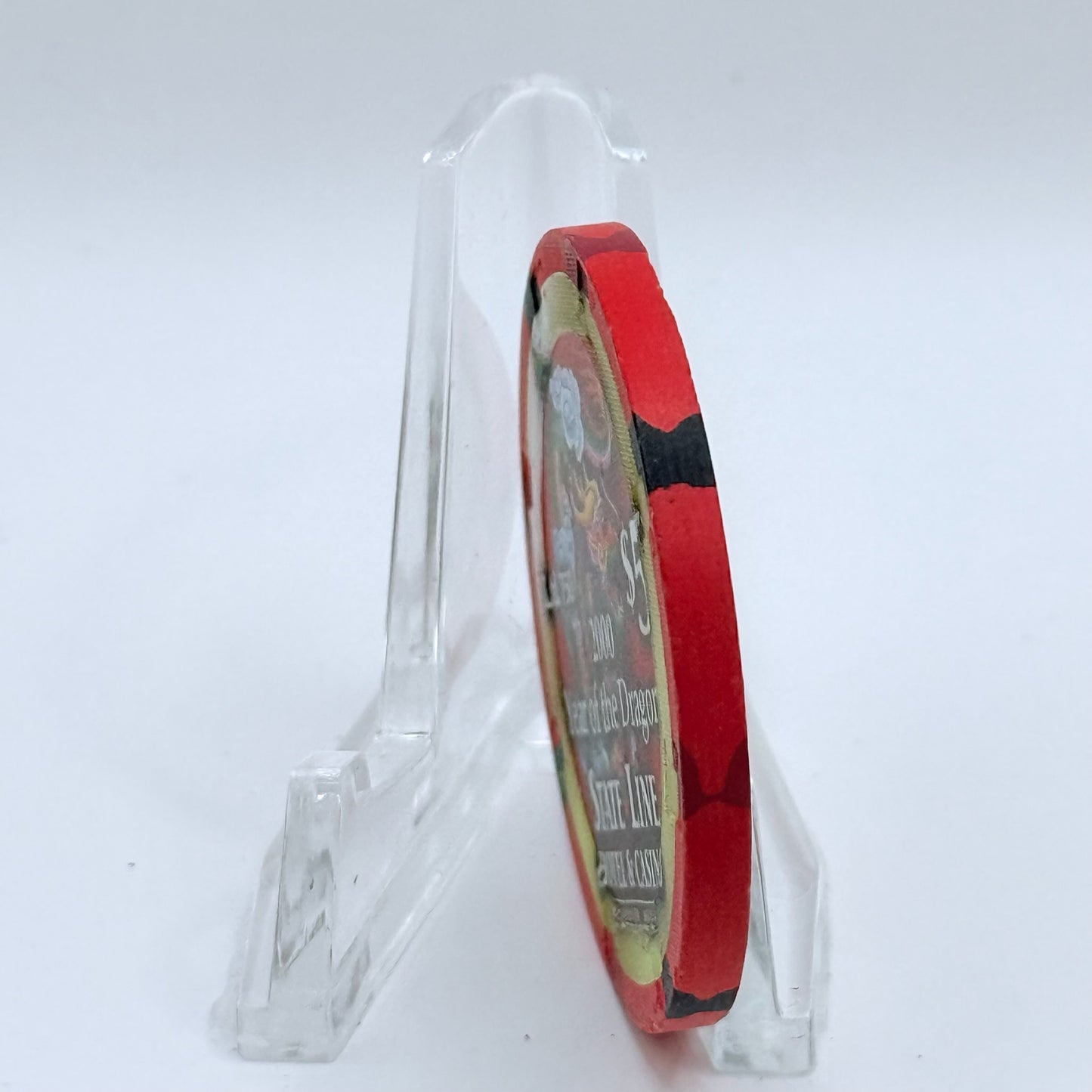 State Line Casino Wendover Nevada 2000 'Year Of The Dragon' LE $5 Casino Chip V5660