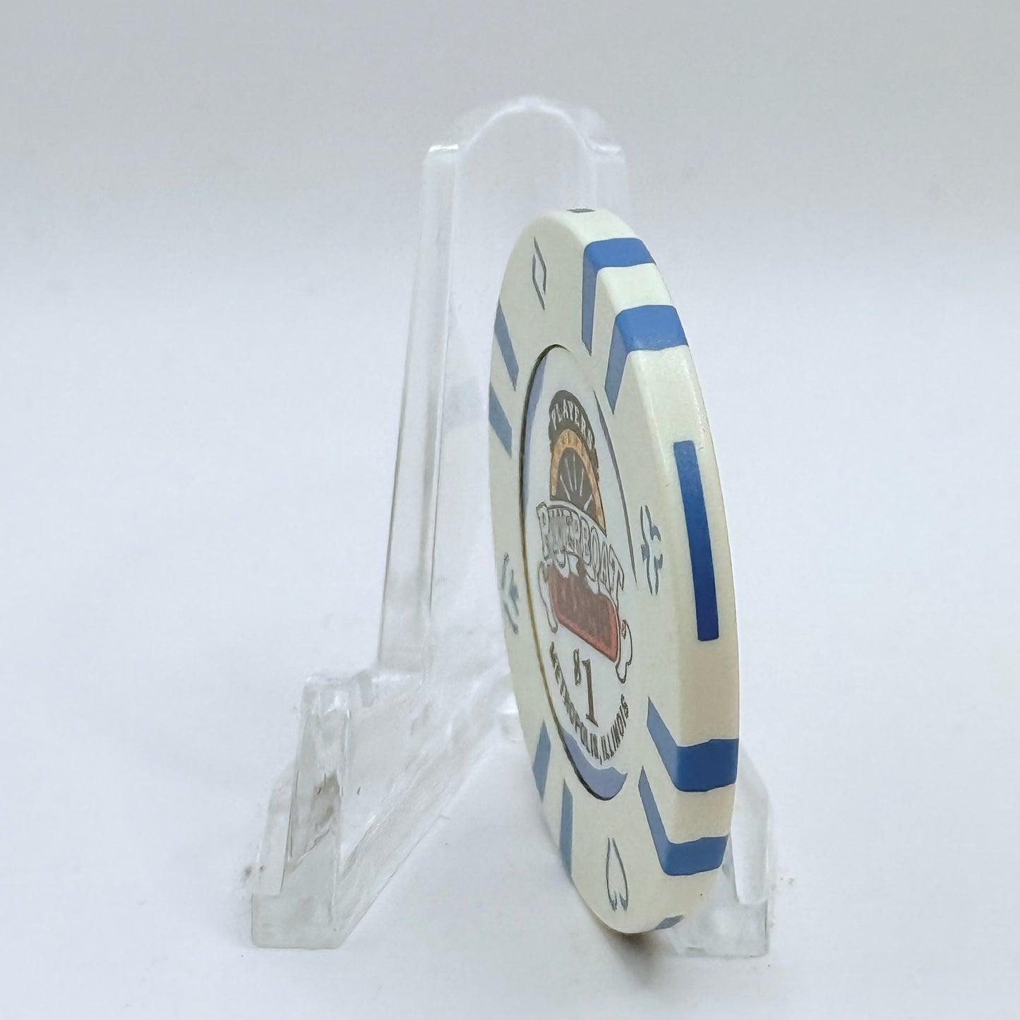 Players Riverboat Casino Metropolis Illinois $1 Casino Chip