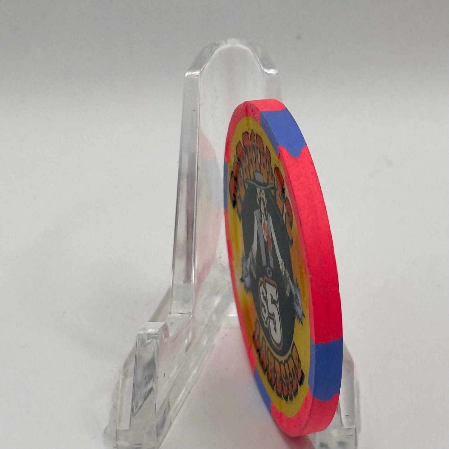 Terrible's Lakeside Casino Pahrump Nevada 1999 'Herbst Racing Team' LE $5 Casino Chip V5738