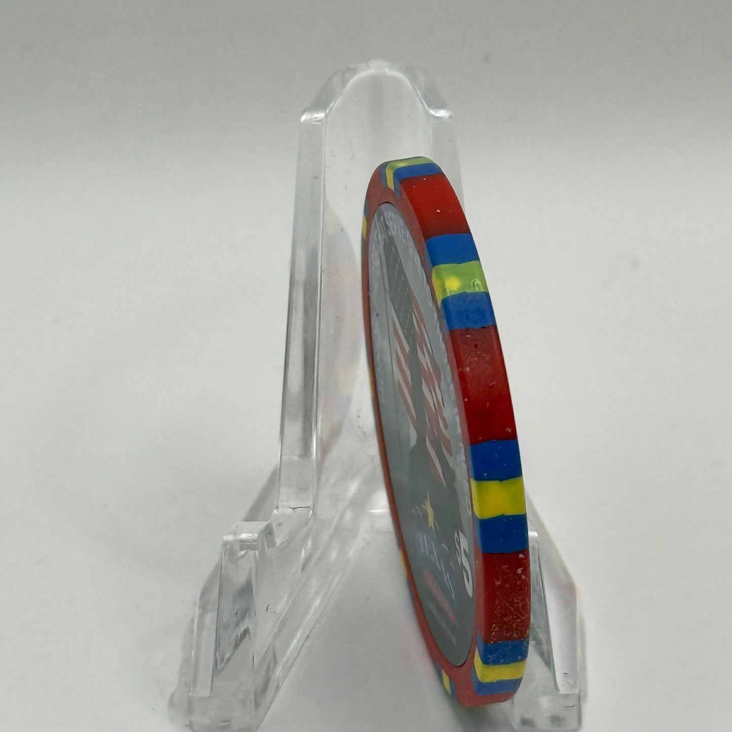 Texas Station N. Las Vegas Nevada 2015 'Honor Those That Serve. Give To Those In Need' LE $5 Casino Chip