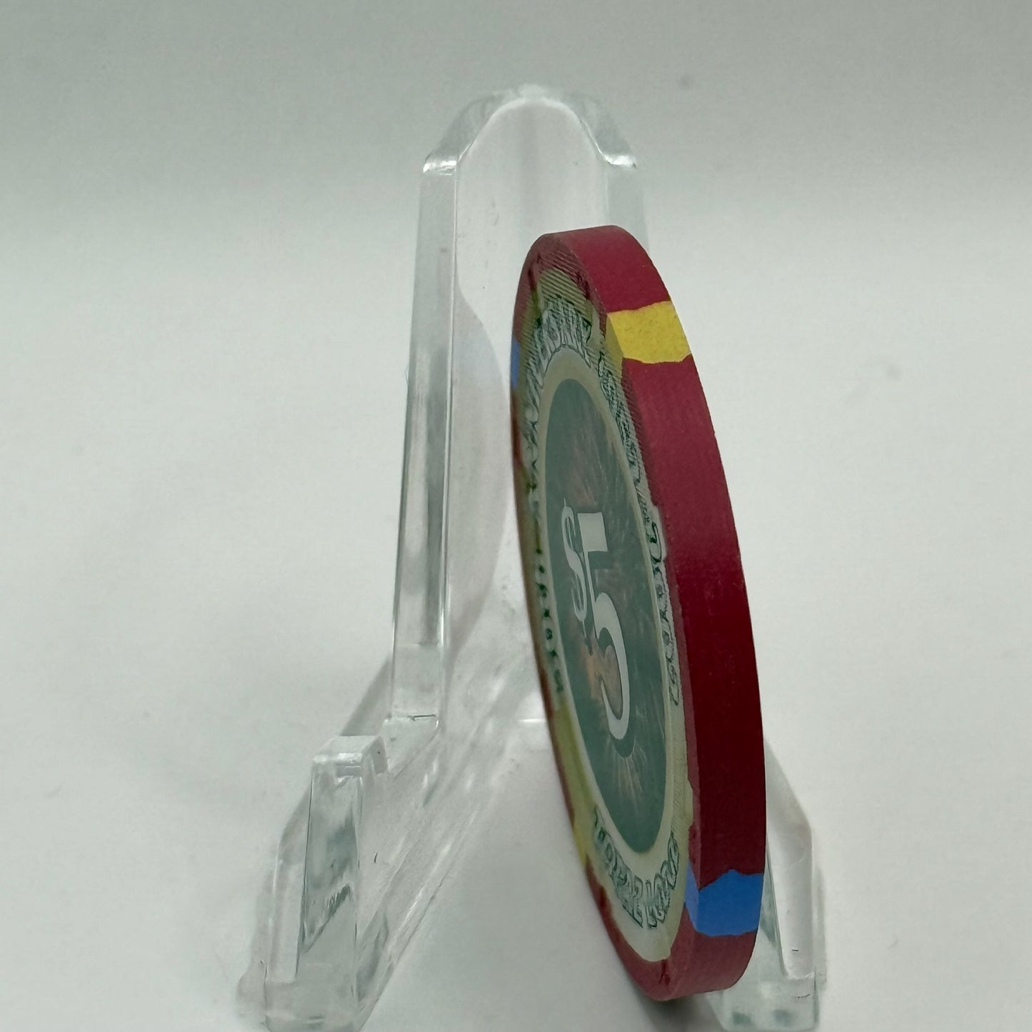 Topaz Lodge Gardnerville Nevada 2002 '50th Anniversary' LE $5 Casino Chip E2798